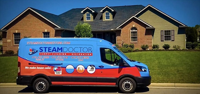 Steam Doctor Van — Lima, OH — Steam Doctor Restoration & Cleaning restoration house lima ohio