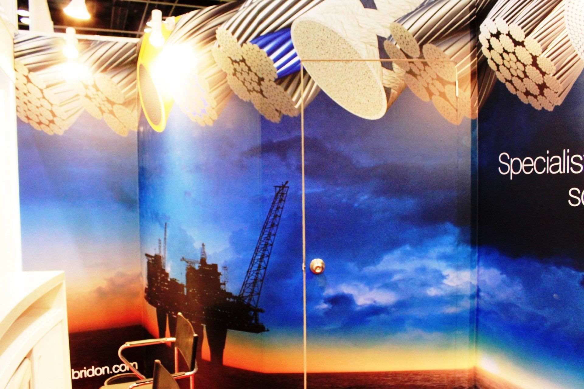 Bridon @ OSEA 2010. Booth designed and built by Essential Global Fairs.