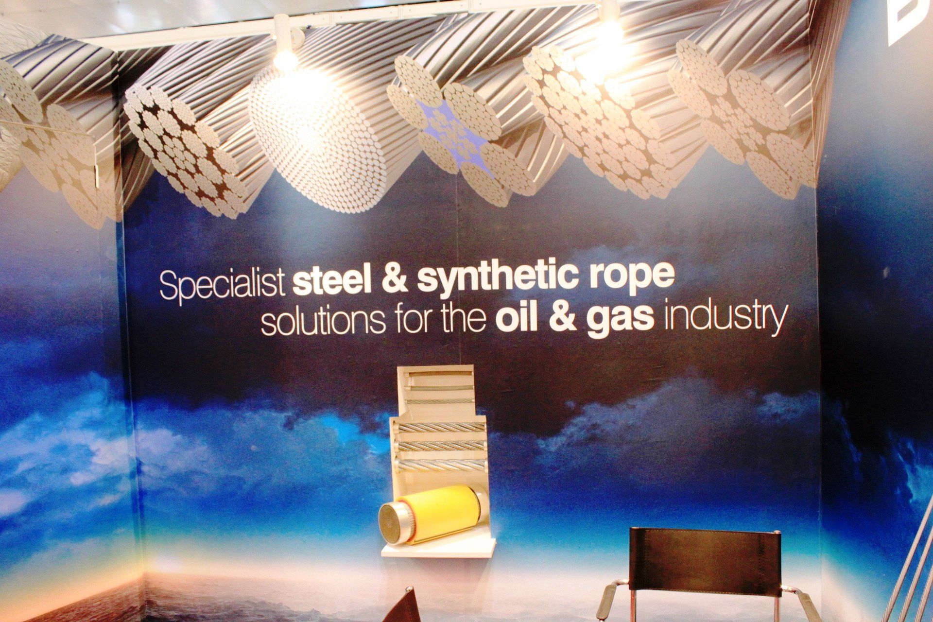 Bridon @ OSEA 2010. Booth designed and built by Essential Global Fairs.