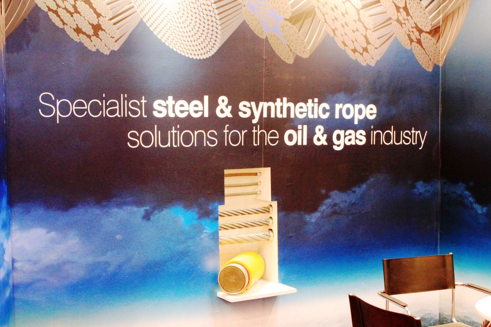 Bridon @ OSEA 2010. Booth designed and built by Essential Global Fairs.