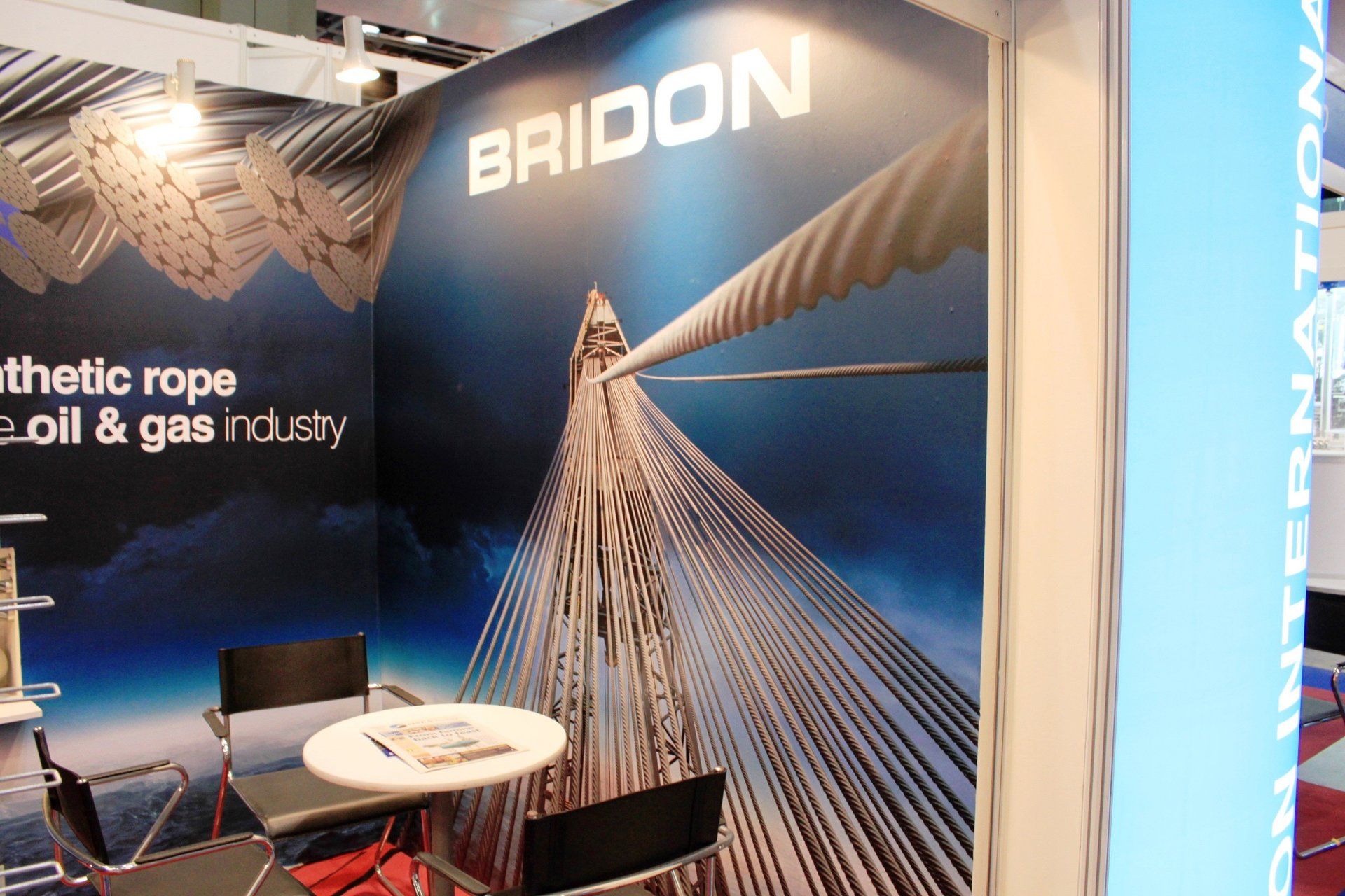Bridon @ OSEA 2010. Booth designed and built by Essential Global Fairs.