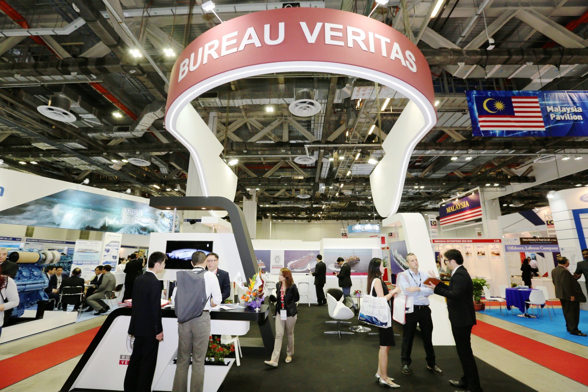 Bureau Veritas @ APM 2016. Booth designed and built by Essential Global Fairs.