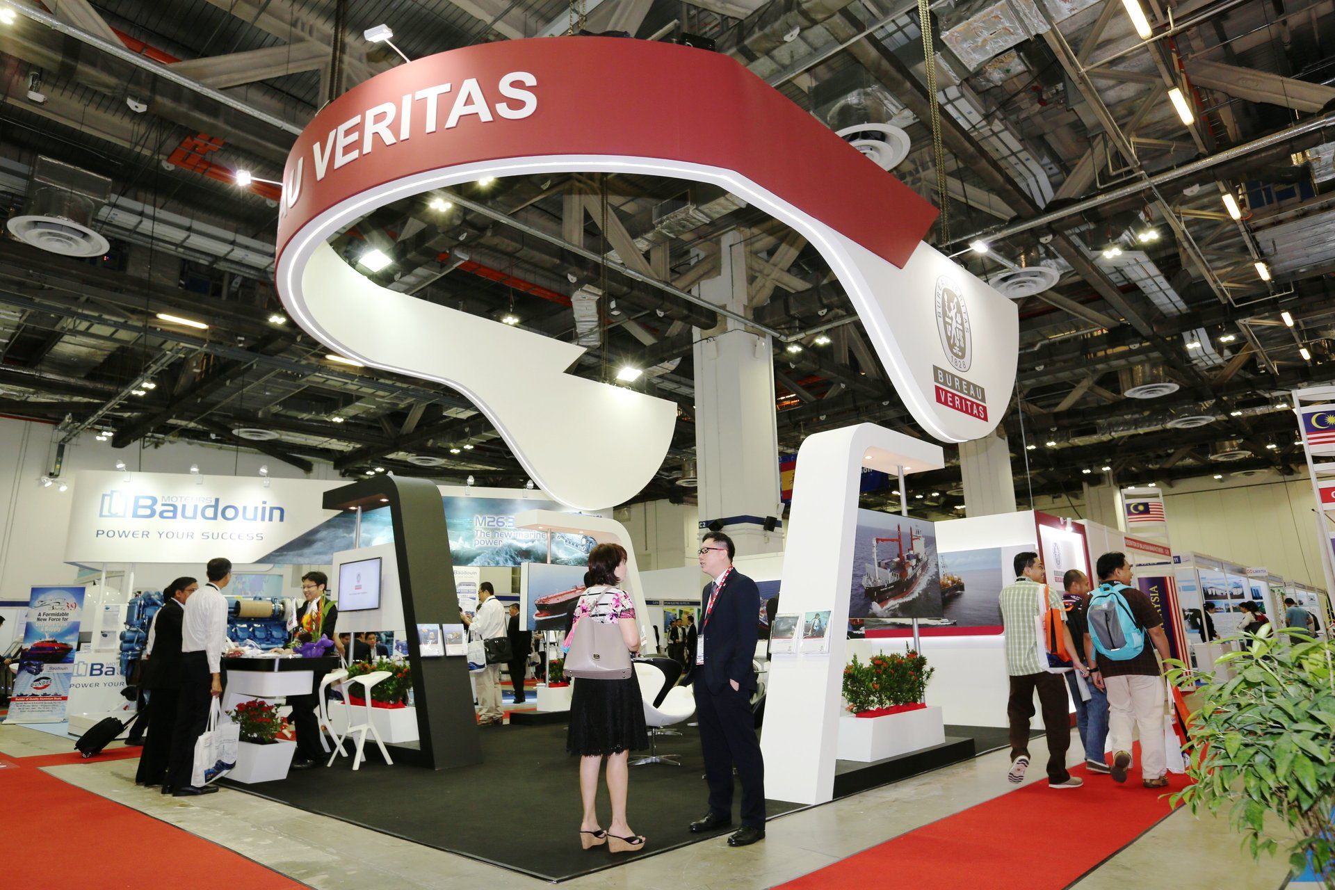 Bureau Veritas @ Asia Pacific Maritime 2016. Booth designed and built by Essential Global Fairs.