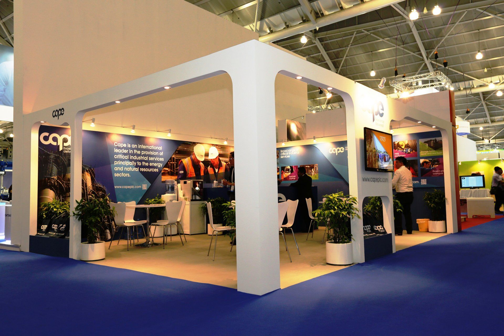 Cape @ Gastech 2015. Booth designed and built by Essential Global Fairs.