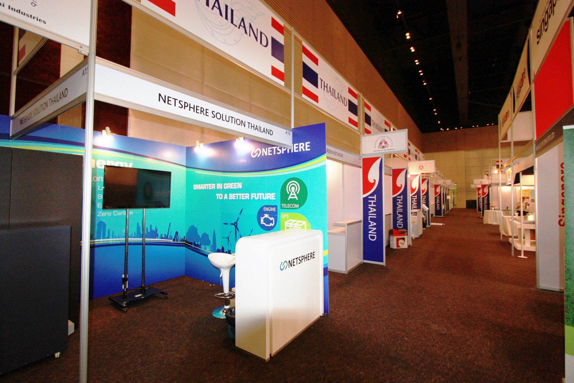 Carbon Forum Asia 2013 @ Thailand. Booth designed and built by Essential Global Fairs.
