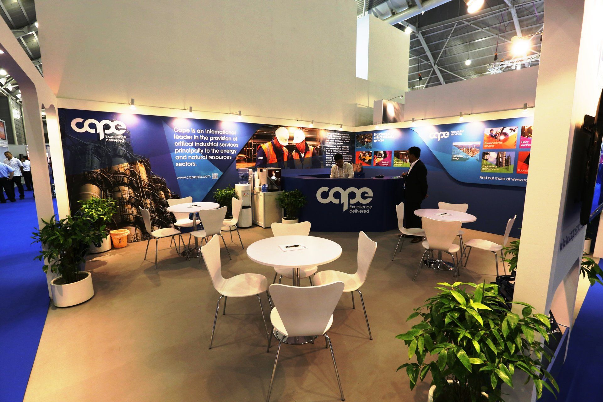 Cape @ Gastech 2015. Booth designed and built by Essential Global Fairs.