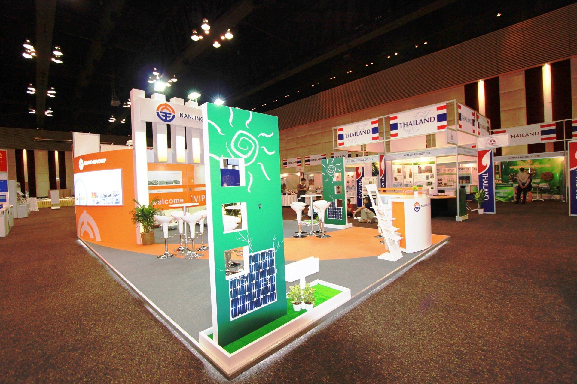 DAQO New Energy Corp @ Carbon Forum Asia 2013. Booth designed and built by Essential Global Fairs.