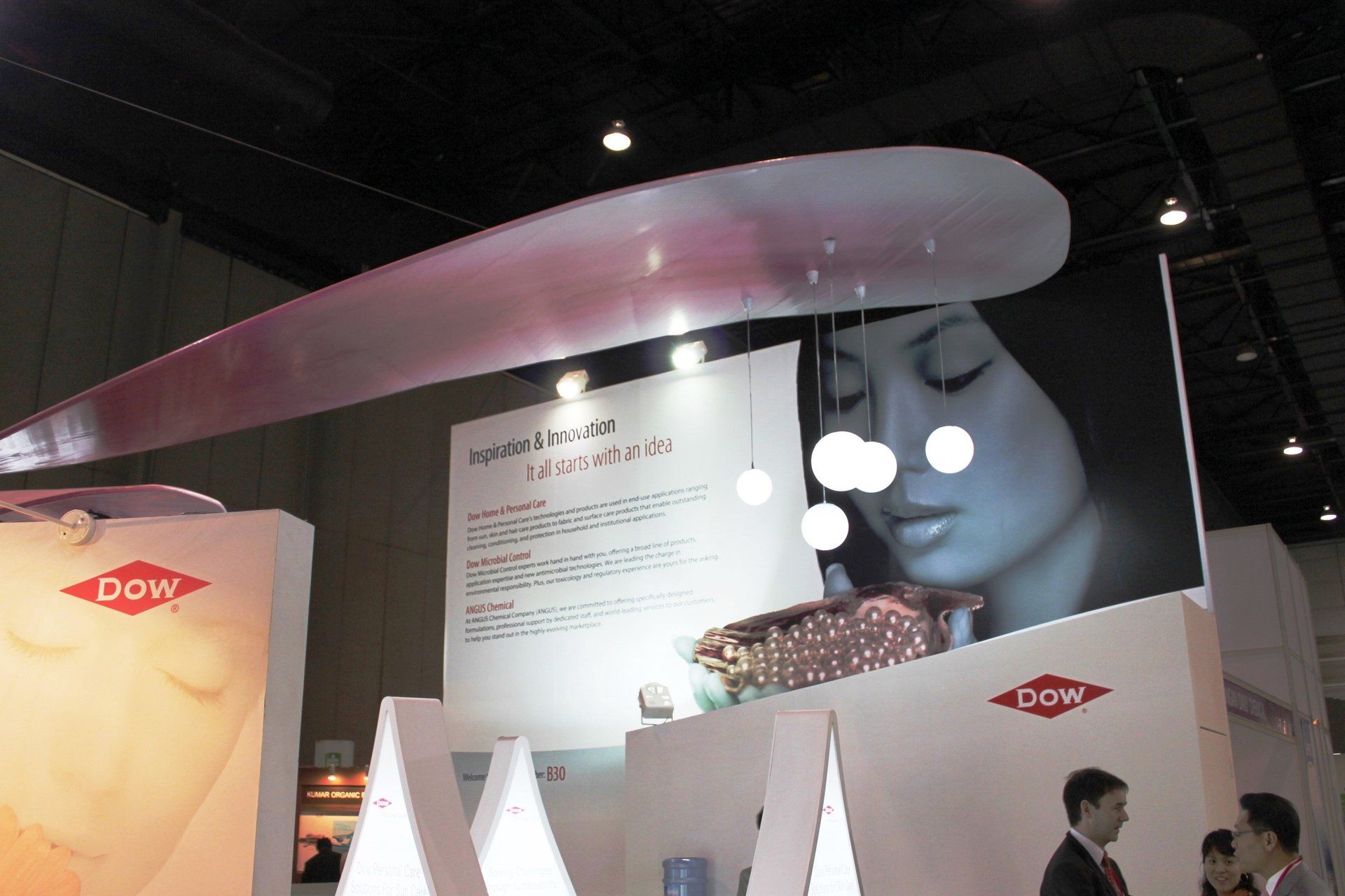 Dow Chemical @ In-cosmetics Asia 2010. Booth designed and built by Essential Global Fairs.