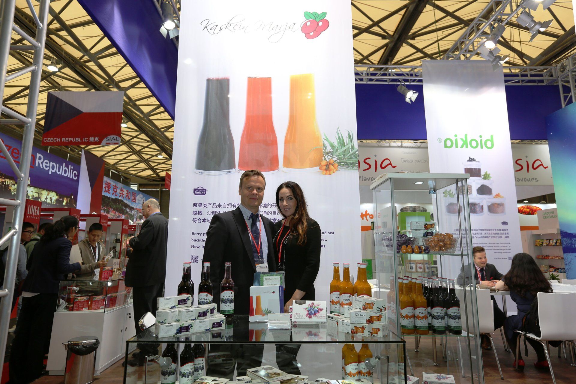 Finland Pavilion @ SIAL China 2015. Booth designed and built by Essential Global Fairs.