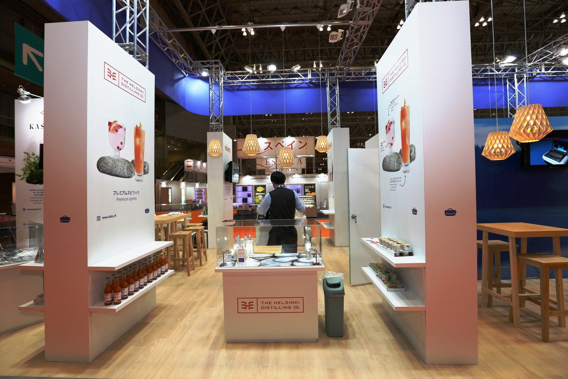 Finland Pavilion @ Foodex Japan 2016. Booth designed and built by Essential Global Fairs.