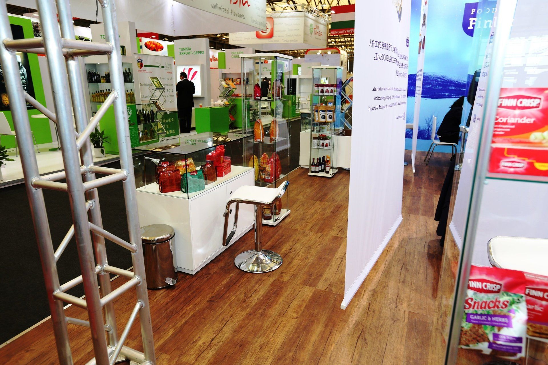 Finland Pavilion @ SIAL China 2015. Booth designed and built by Essential Global Fairs.