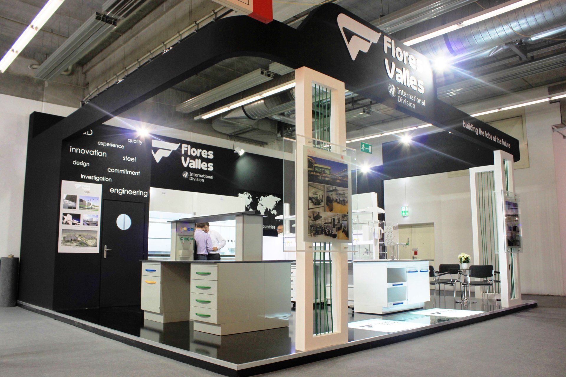 Flores Valles @ Achema 2012. Booth designed and built by Essential Global Fairs.