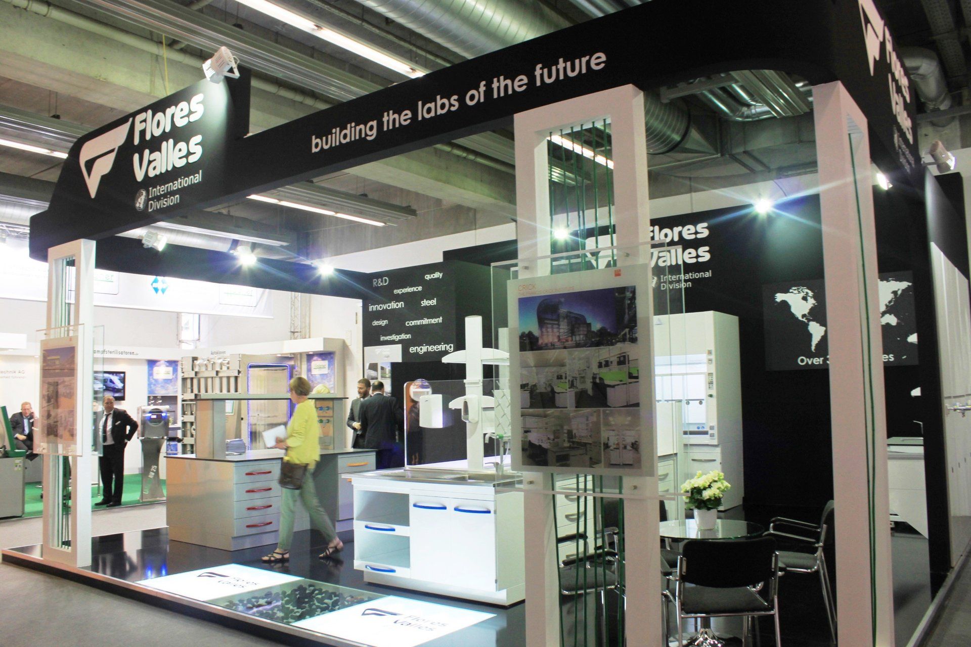 Flores Valles @ Achema 2012. Booth designed and built by Essential Global Fairs.