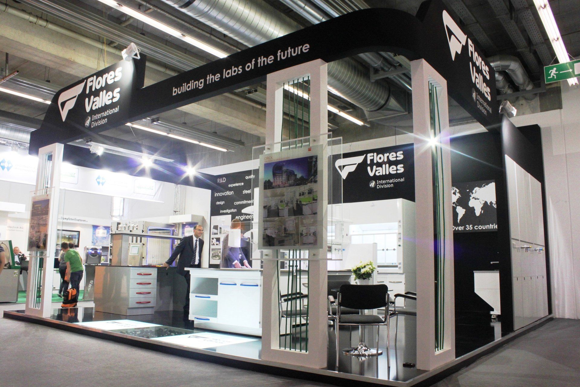 Flores Valles @ Achema 2012. Booth designed and built by Essential Global Fairs.