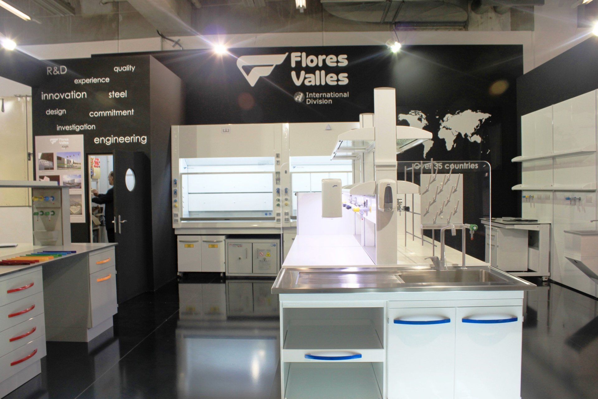 Flores Valles @ Achema 2012. Booth designed and built by Essential Global Fairs.