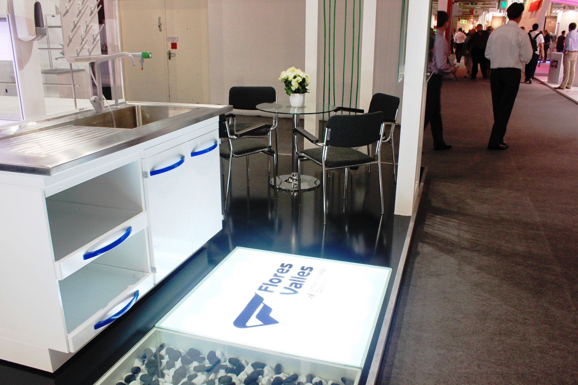 Flores Valles @ Achema 2012. Booth designed and built by Essential Global Fairs.