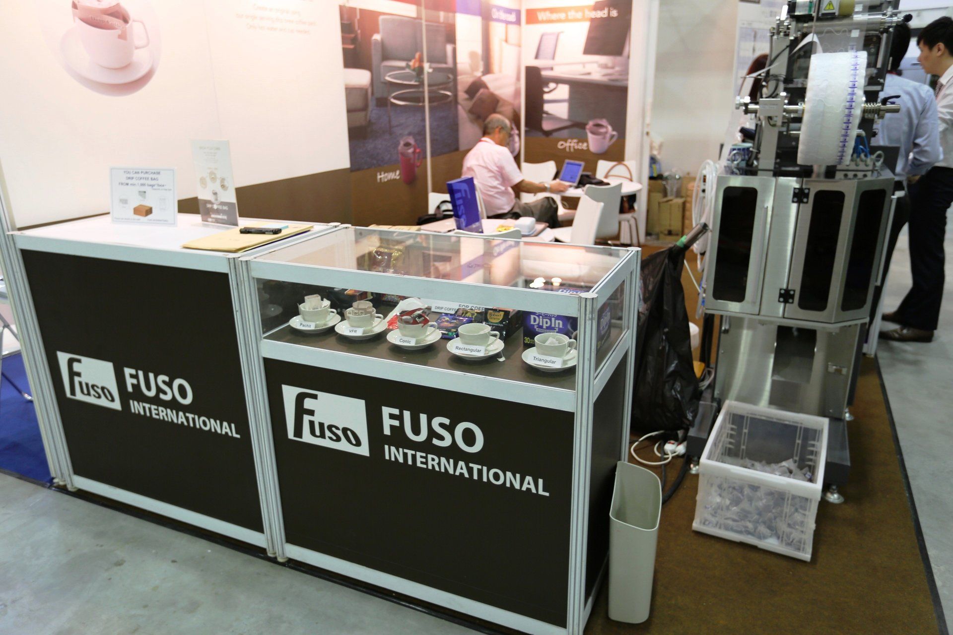 Fuso International @ Cafe Asia 2014. Booth designed and built by Essential Global Fairs.