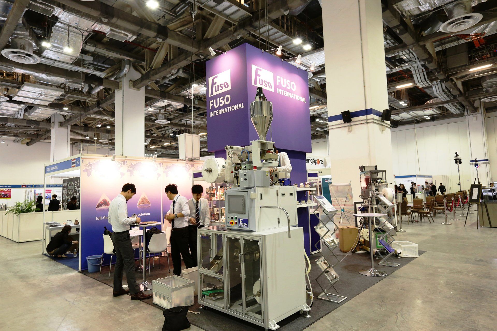 Fuso International @ Cafe Asia 2015. Booth designed and built by Essential Global Fairs.
