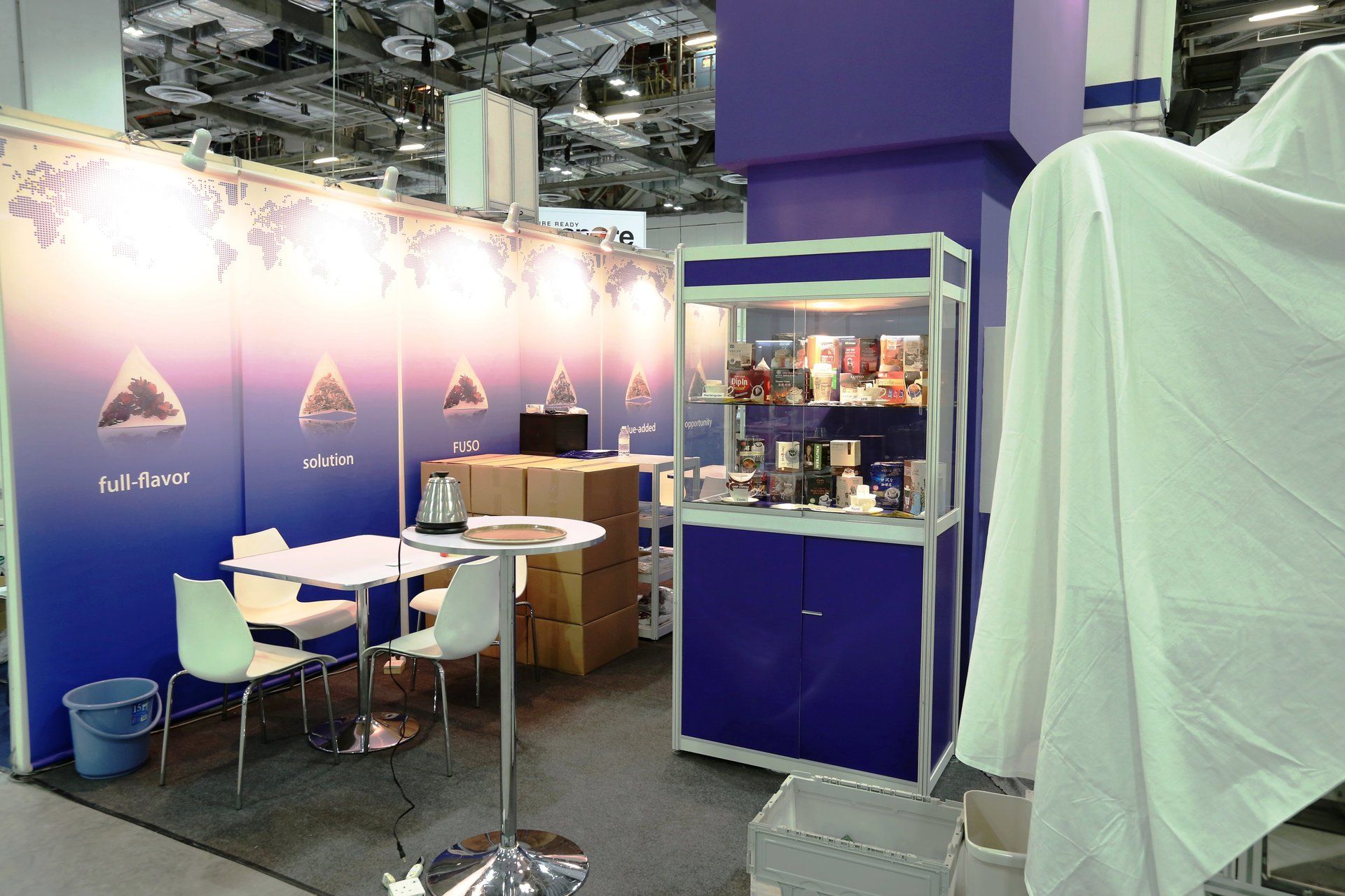 Fuso International @ Cafe Asia 2015. Booth designed and built by Essential Global Fairs.