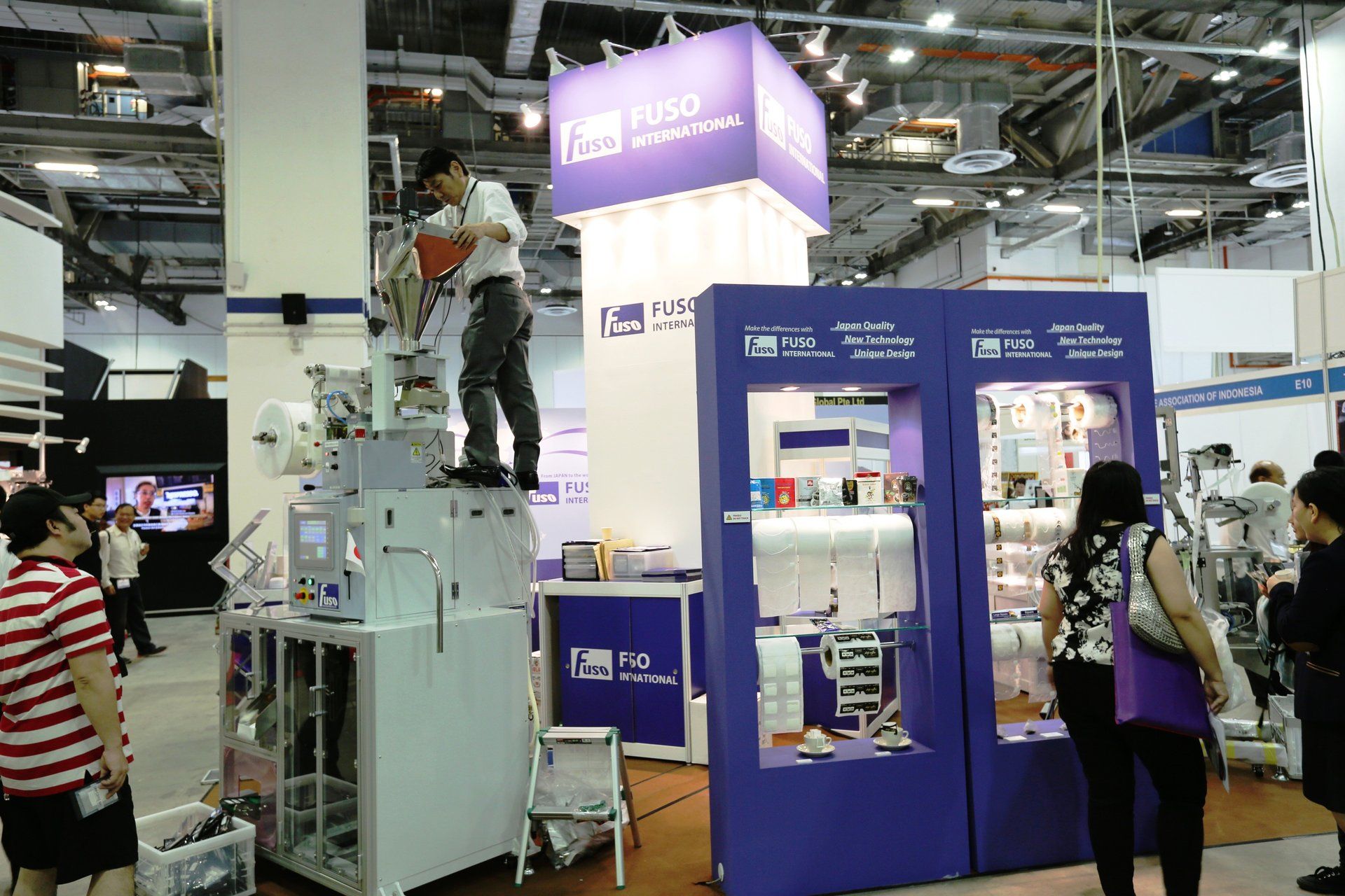 Fuso International @ Cafe Asia 2016. Booth designed and built by Essential Global Fairs.