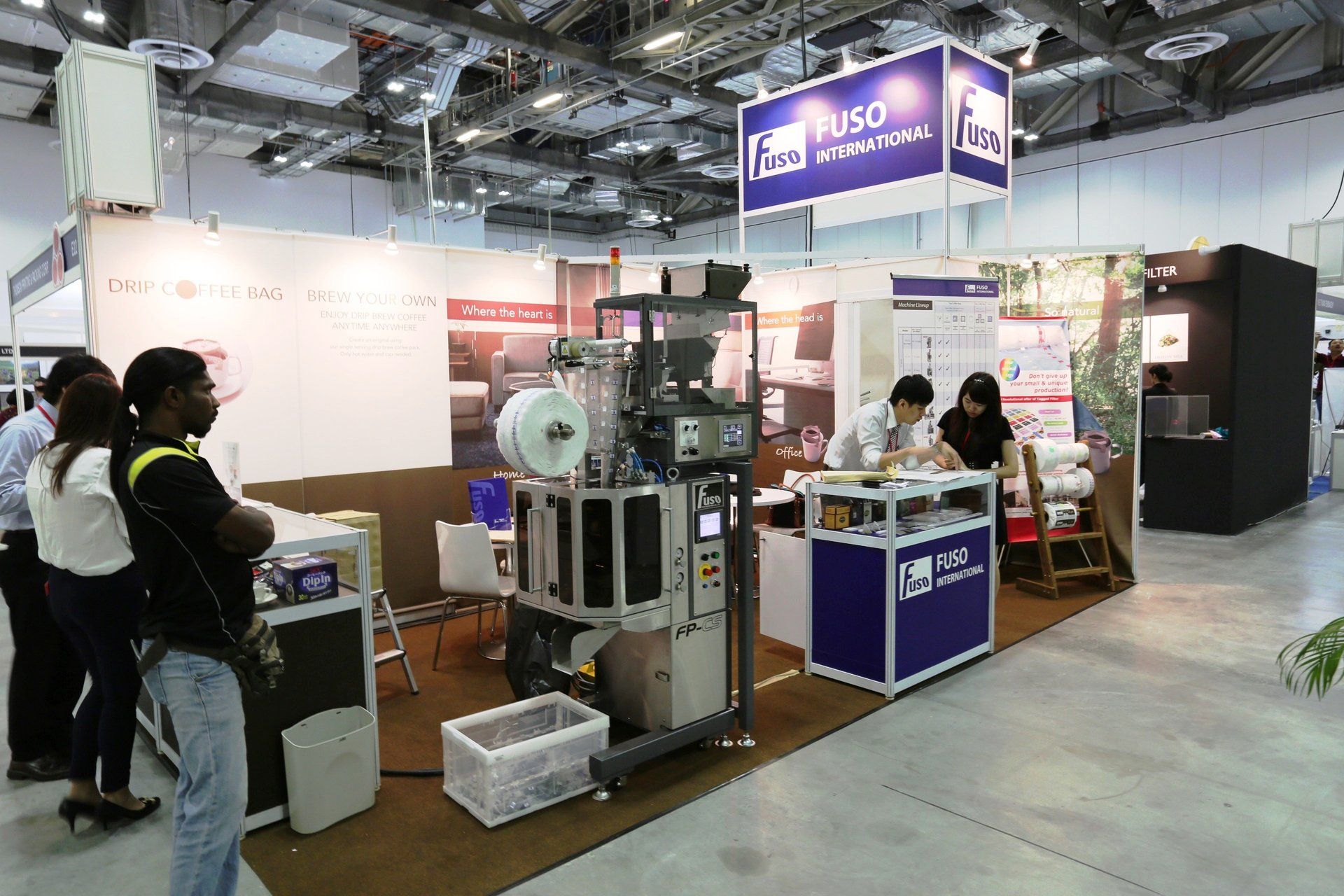 Fuso International @ Cafe Asia 2014. Booth designed and built by Essential Global Fairs.
