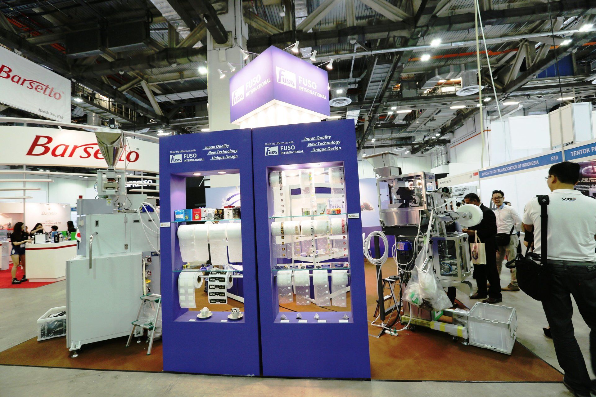 Fuso International @ Cafe Asia 2016. Booth designed and built by Essential Global Fairs.