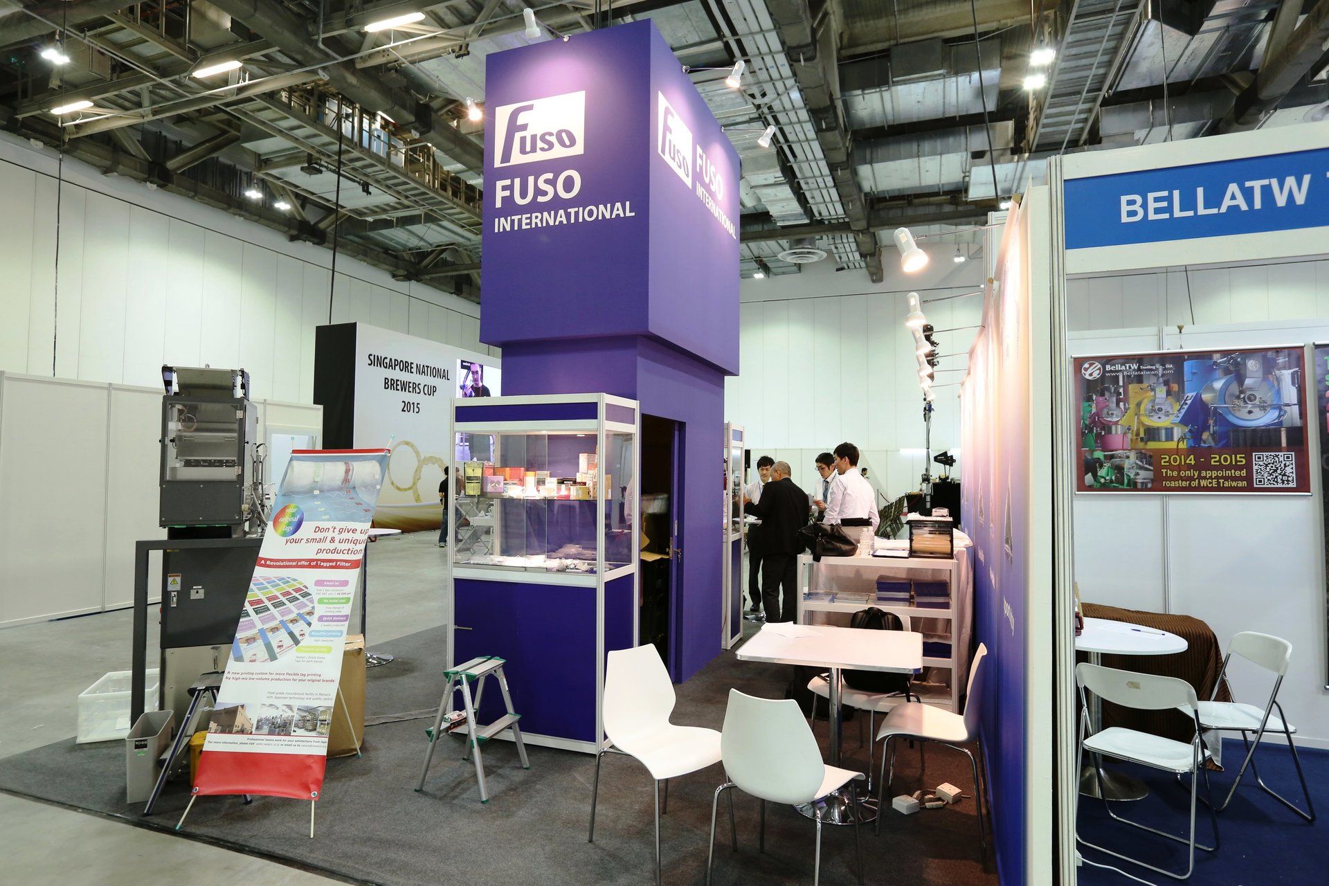 Fuso International @ Cafe Asia 2015. Booth designed and built by Essential Global Fairs.