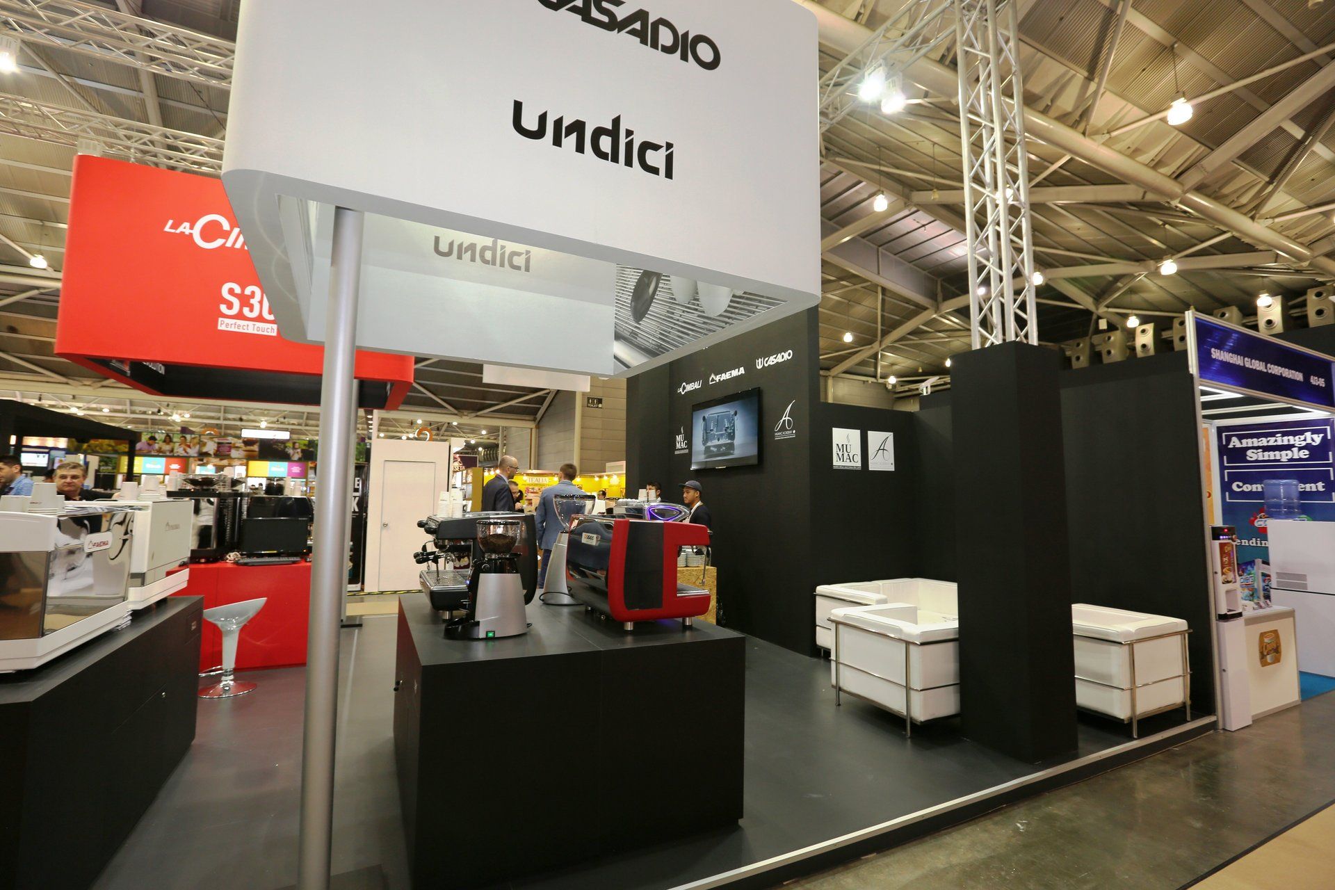 Gruppo Cimbali @ Food & Hotel Asia 2016. Booth designed and built by Essential Global Fairs.