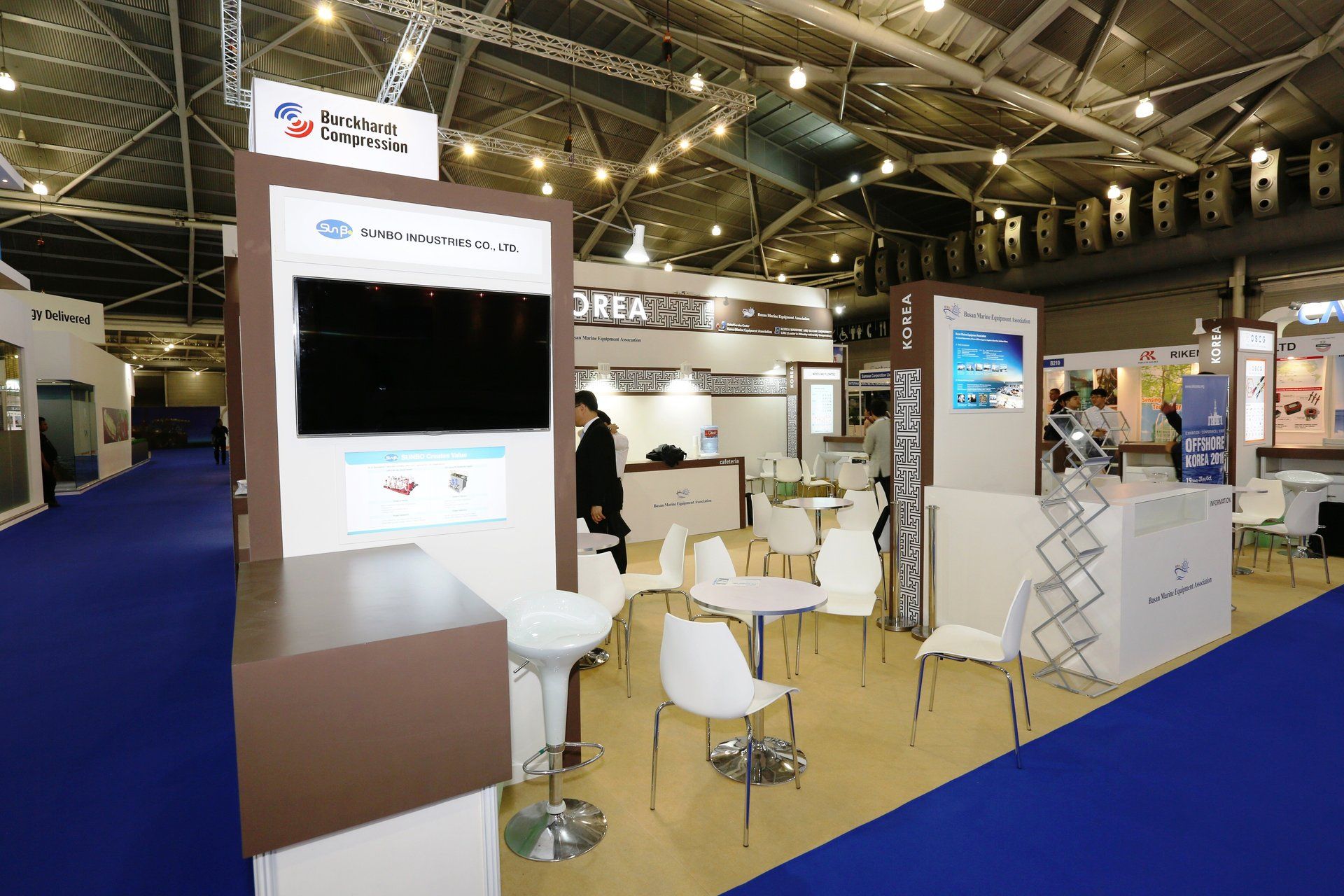 Korea Pavilion @ Gastech 2015. Booth designed and built by Essential Global Fairs.