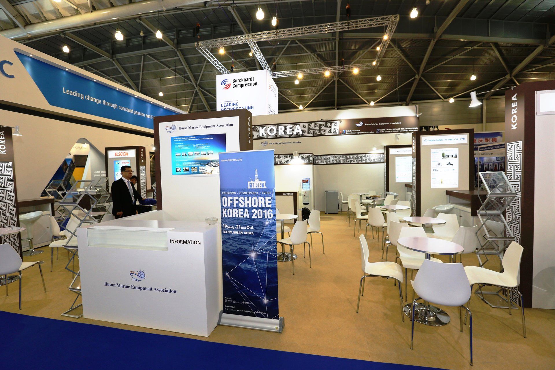 Korea Pavilion @ Gastech 2015. Booth designed and built by Essential Global Fairs.