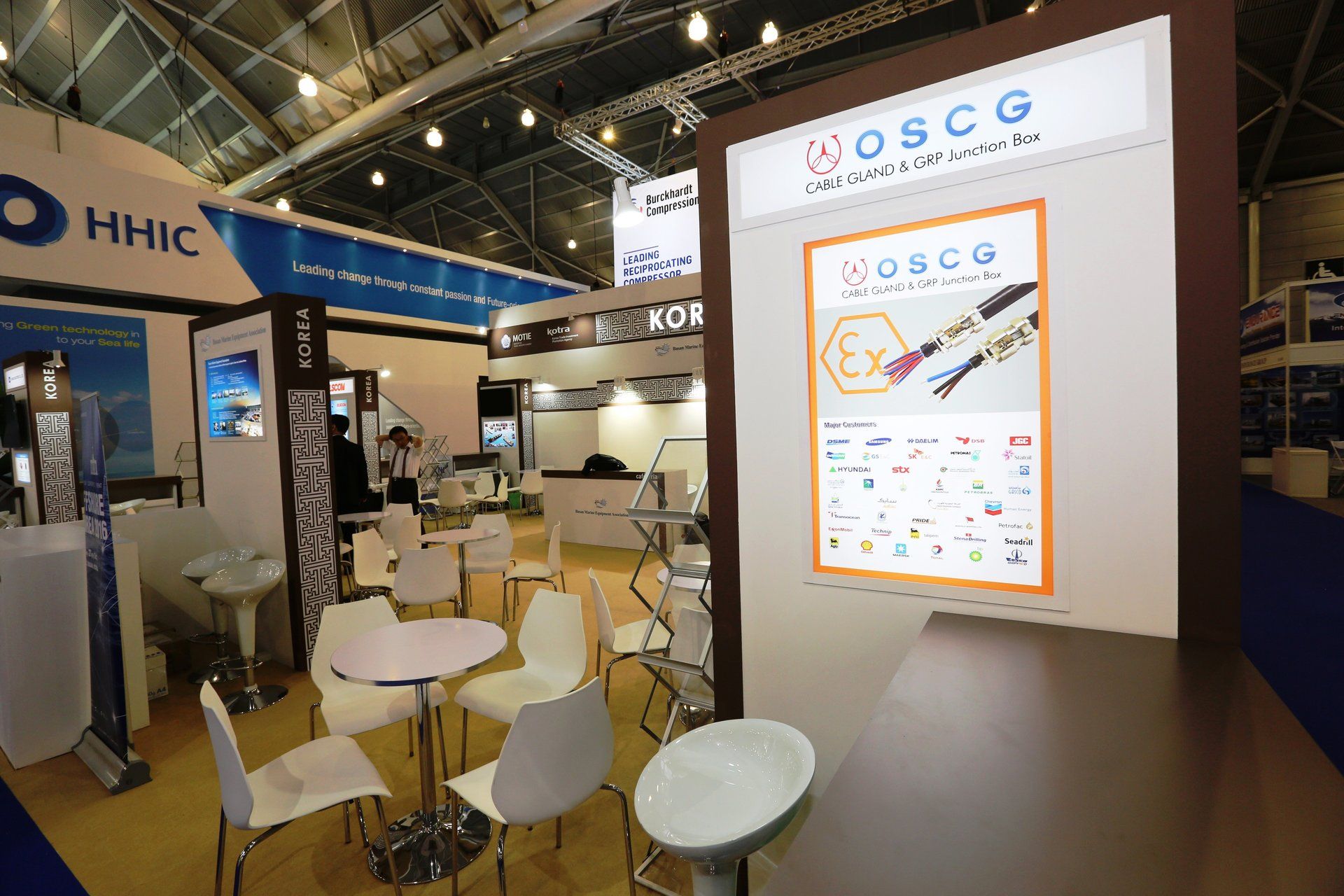 Korea Pavilion @ Gastech 2015. Booth designed and built by Essential Global Fairs.