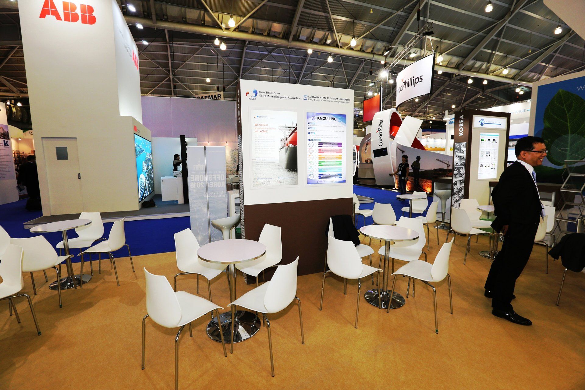 Korea Pavilion @ Gastech 2015. Booth designed and built by Essential Global Fairs.