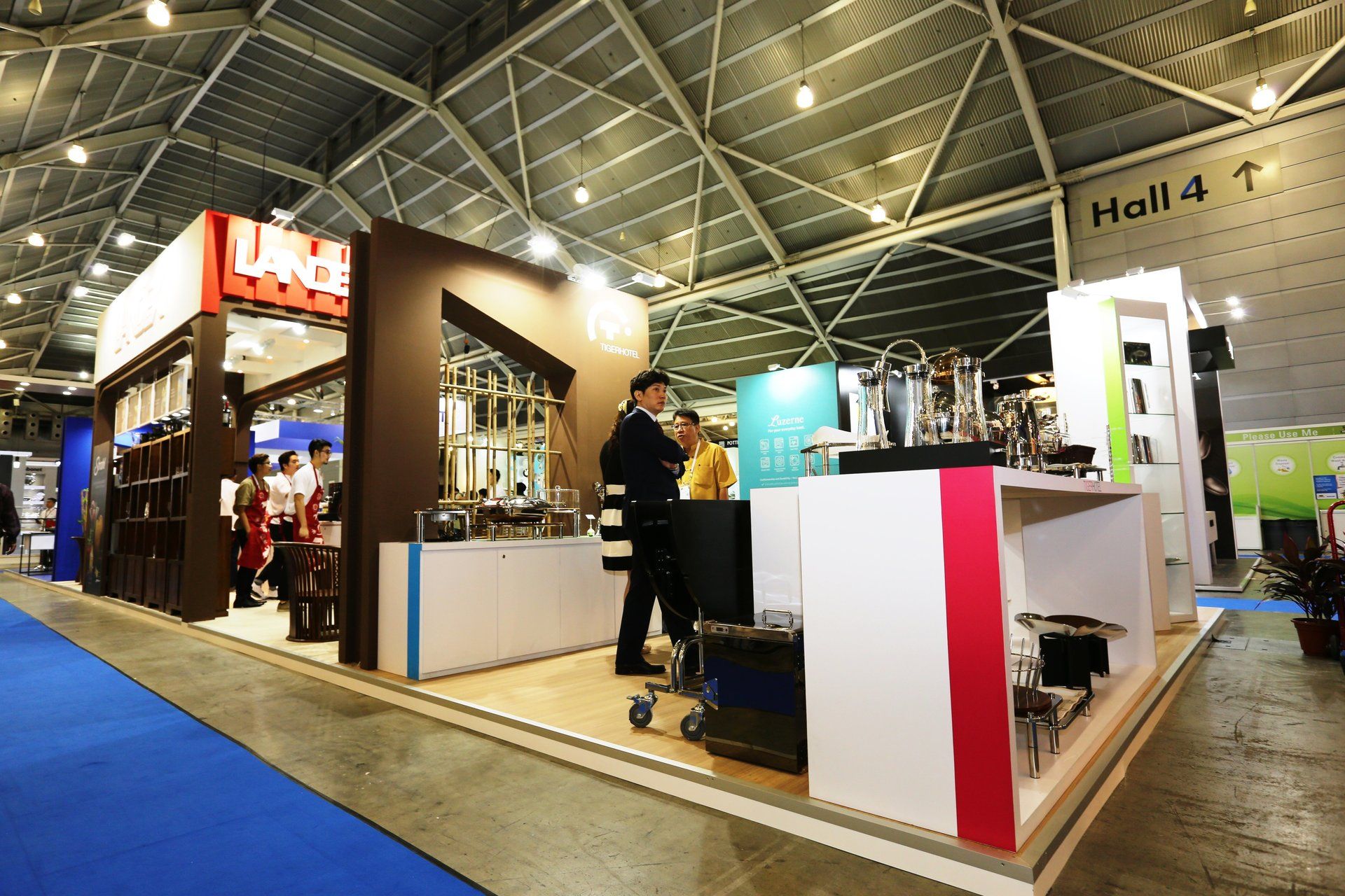 Landex @ Food & Hotel Asia 2016. Booth designed and built by Essential Global Fairs.