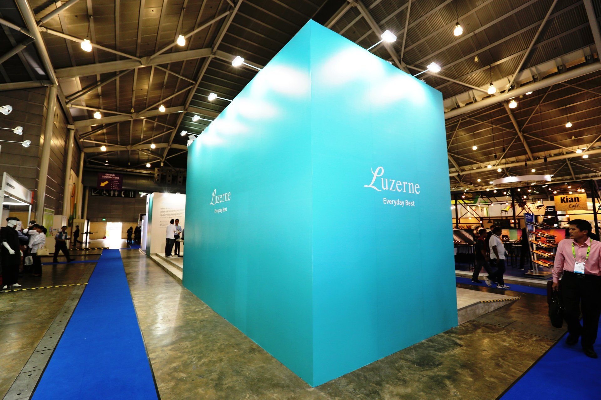 Luzerne @ Food & Hotel Asia 2016. Booth designed and built by Essential Global Fairs.