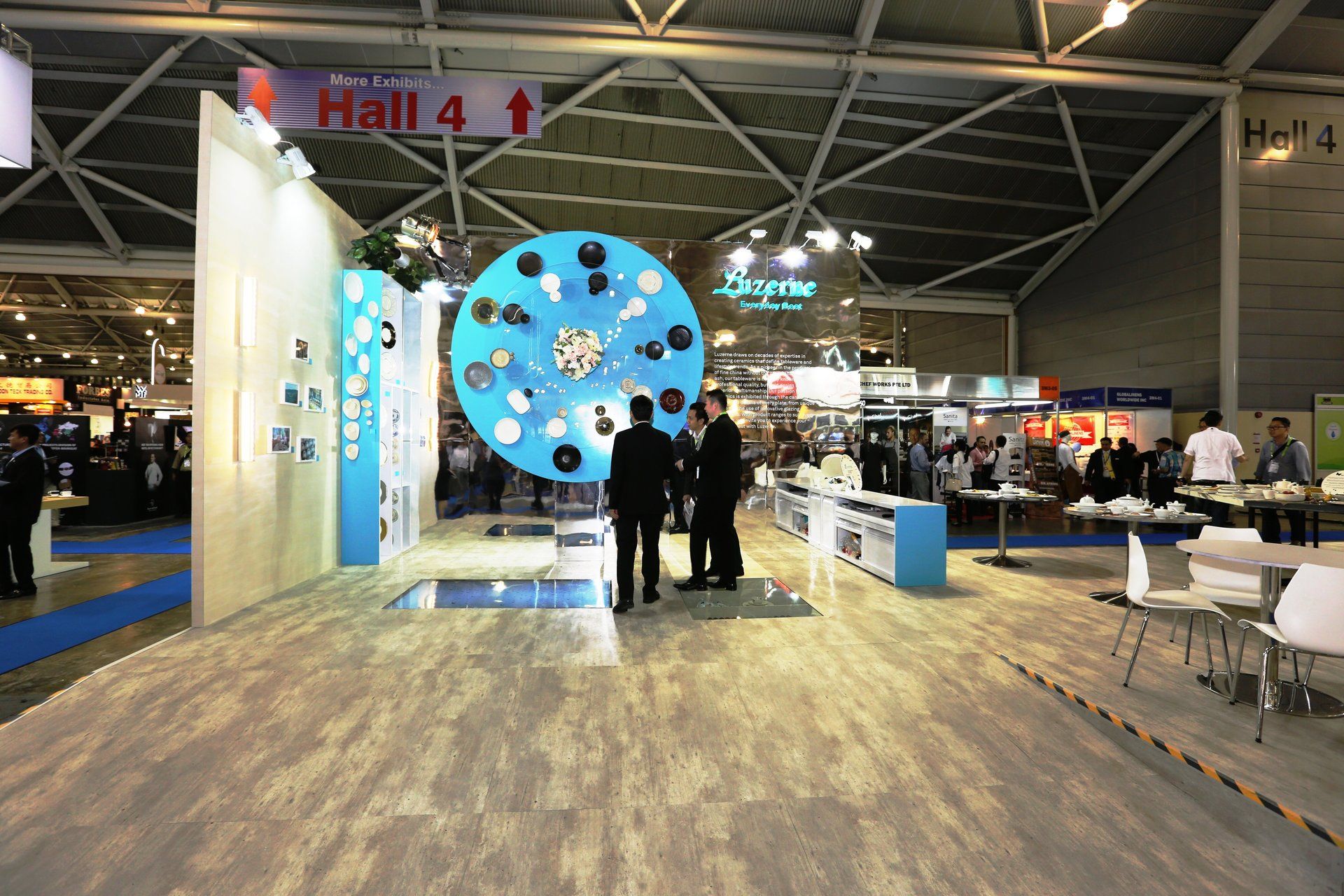 Luzerne @ Food & Hotel Asia 2016. Booth designed and built by Essential Global Fairs.