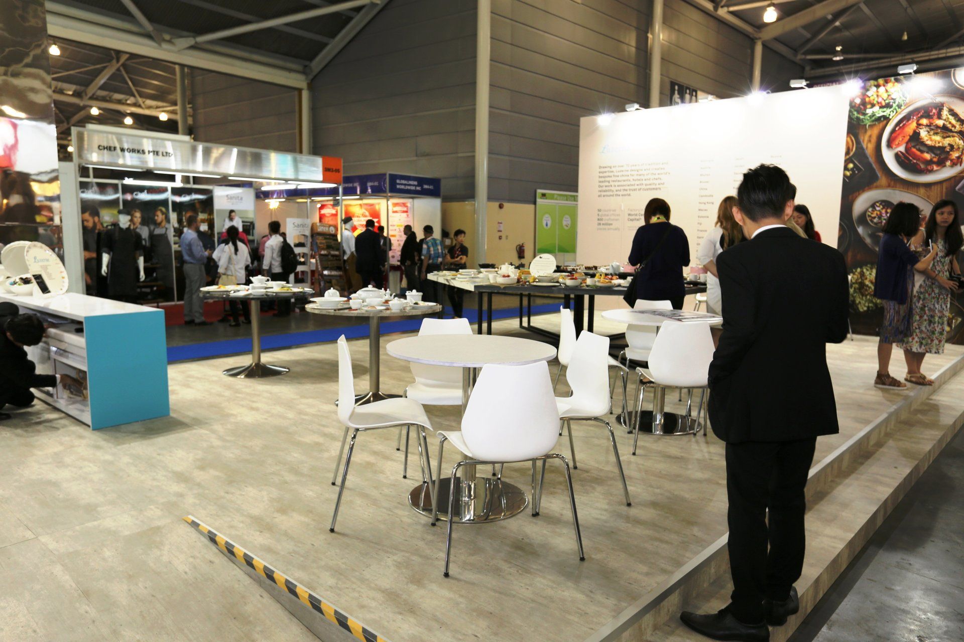 Luzerne @ Food & Hotel Asia 2016. Booth designed and built by Essential Global Fairs.