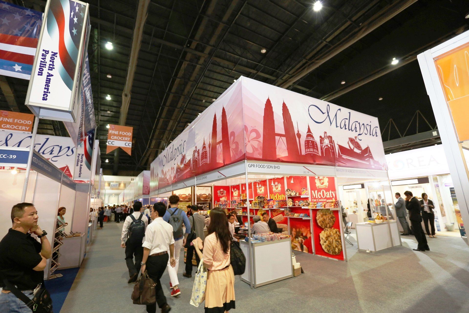 Malaysia Pavilion @ Thaifex 2014. Booth designed and built by Essential Global Fairs.