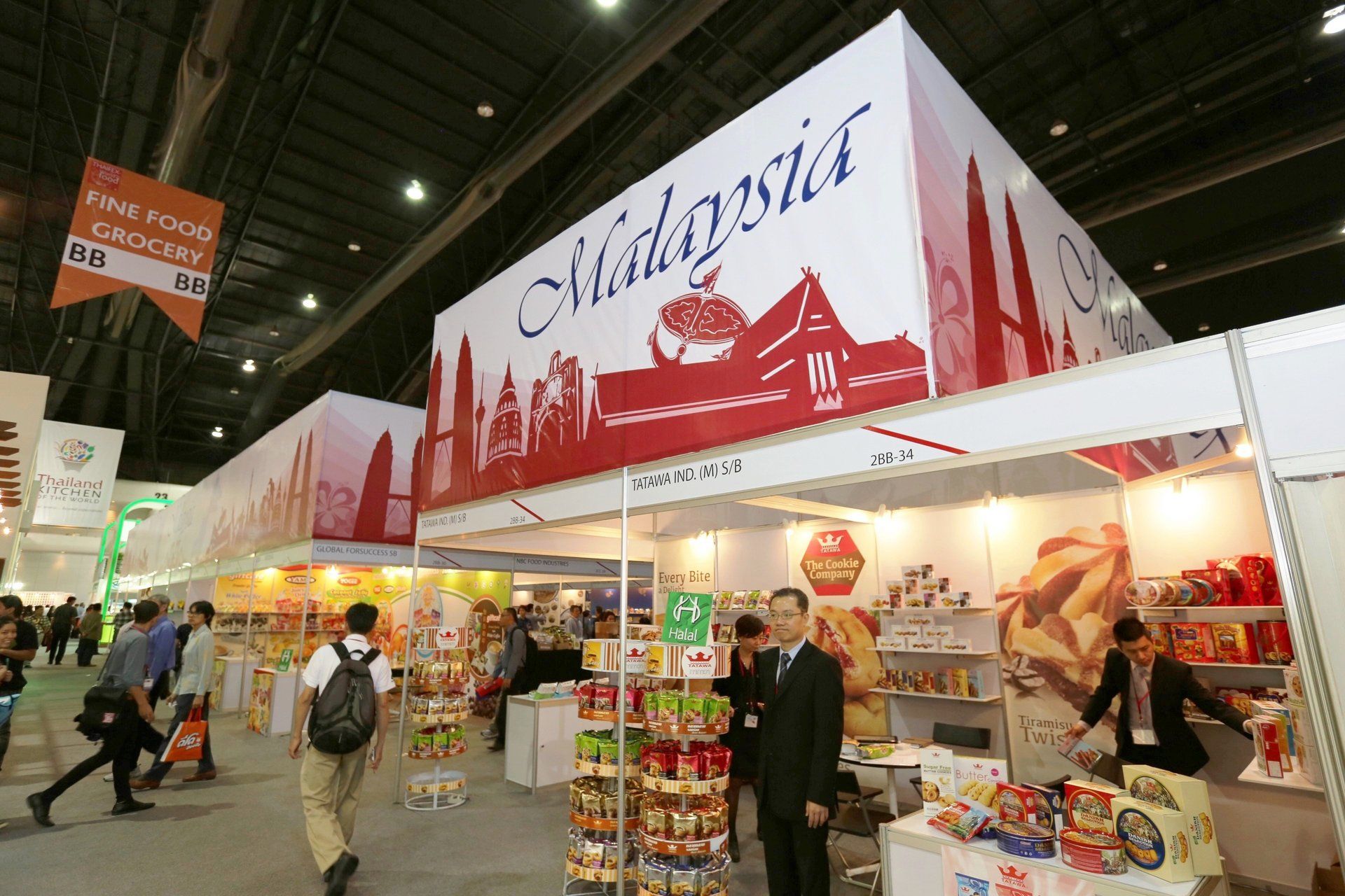 Malaysia Pavilion @ Thaifex 2014. Booth designed and built by Essential Global Fairs.
