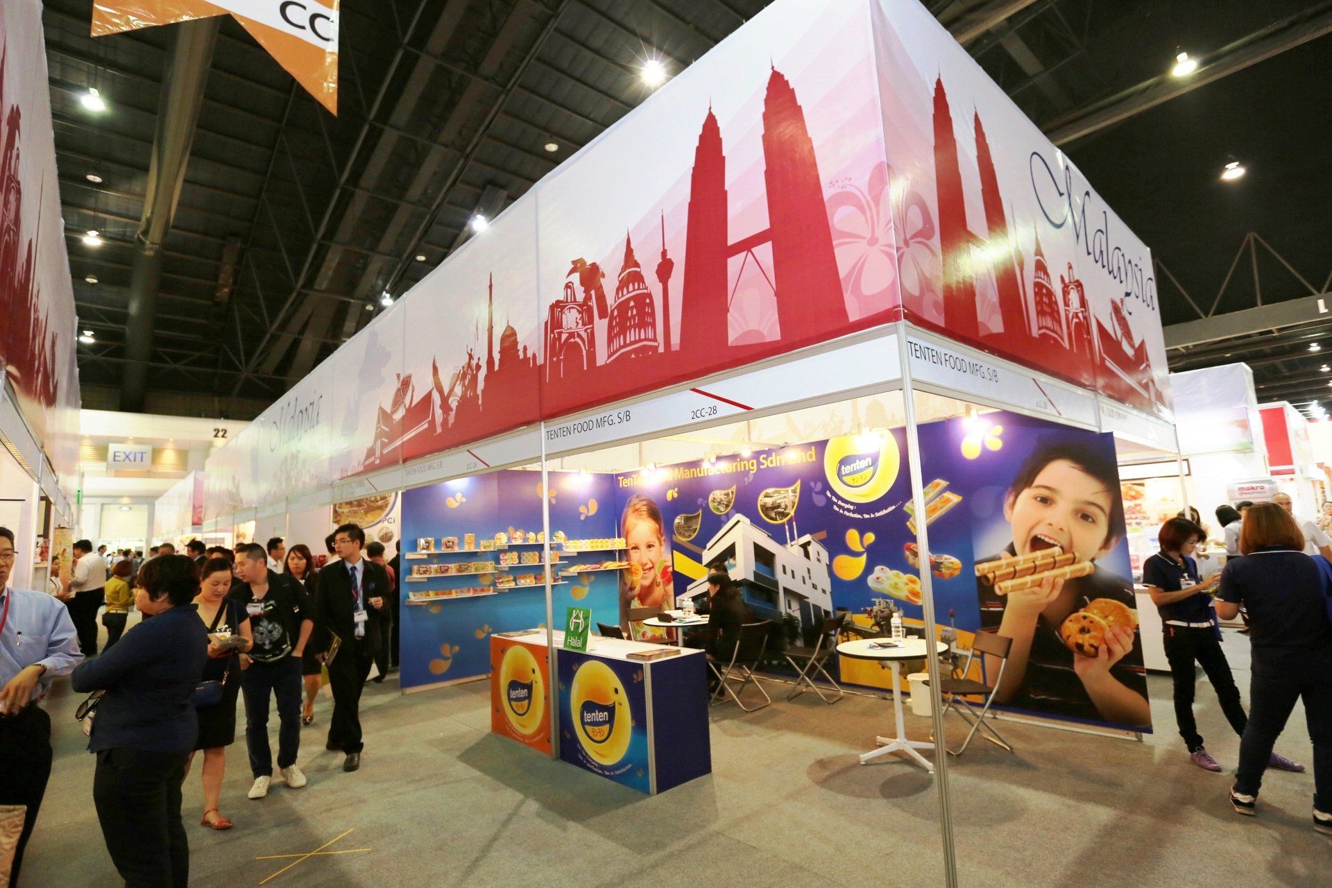 Malaysia Pavilion @ Thaifex 2014. Booth designed and built by Essential Global Fairs.
