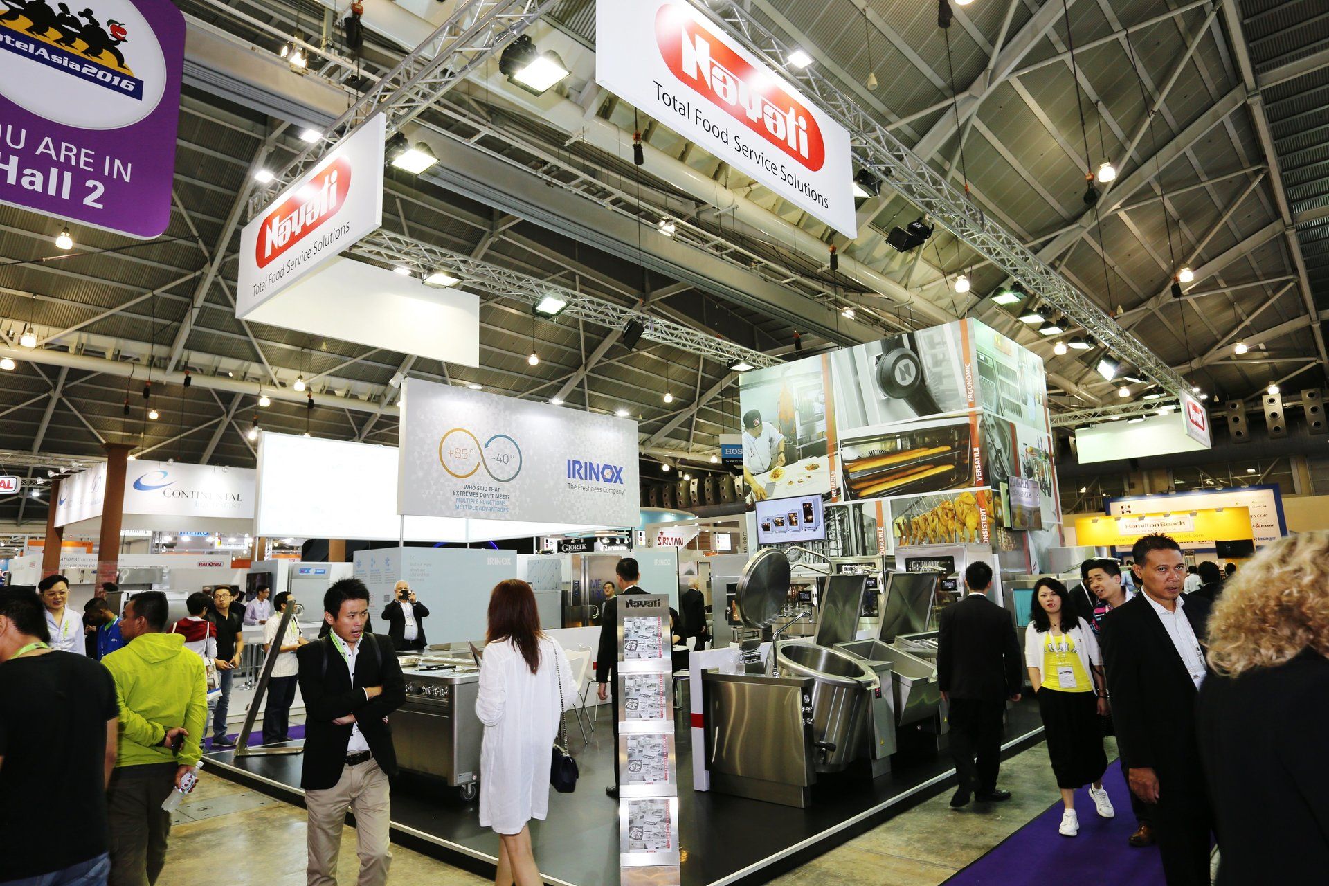 Nayati @ Food & Hotel Asia 2016. Booth designed and built by Essential Global Fairs.
