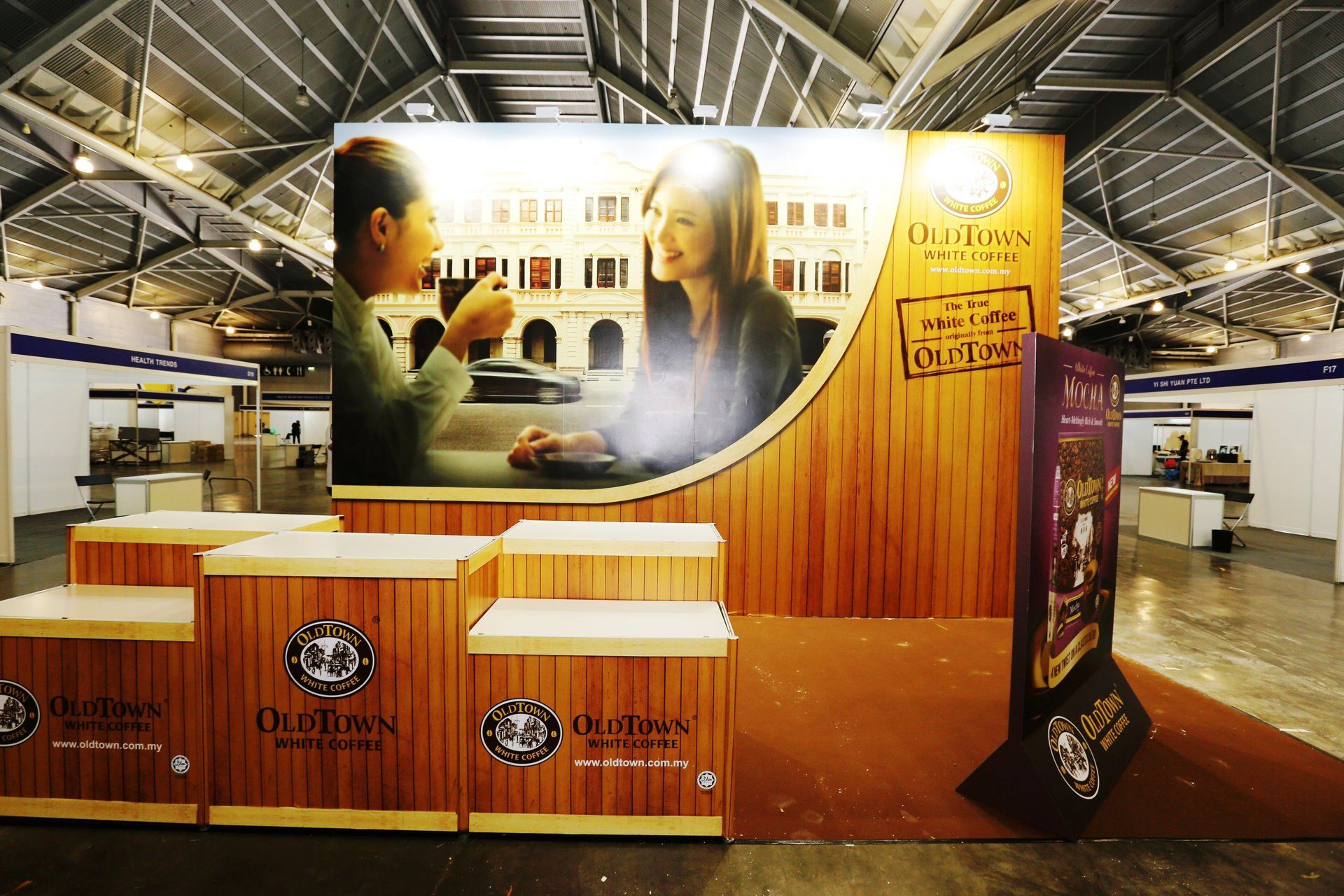 Oldtown Coffee @ World Food Fair 2016. Booth designed and built by Essential Global Fairs.