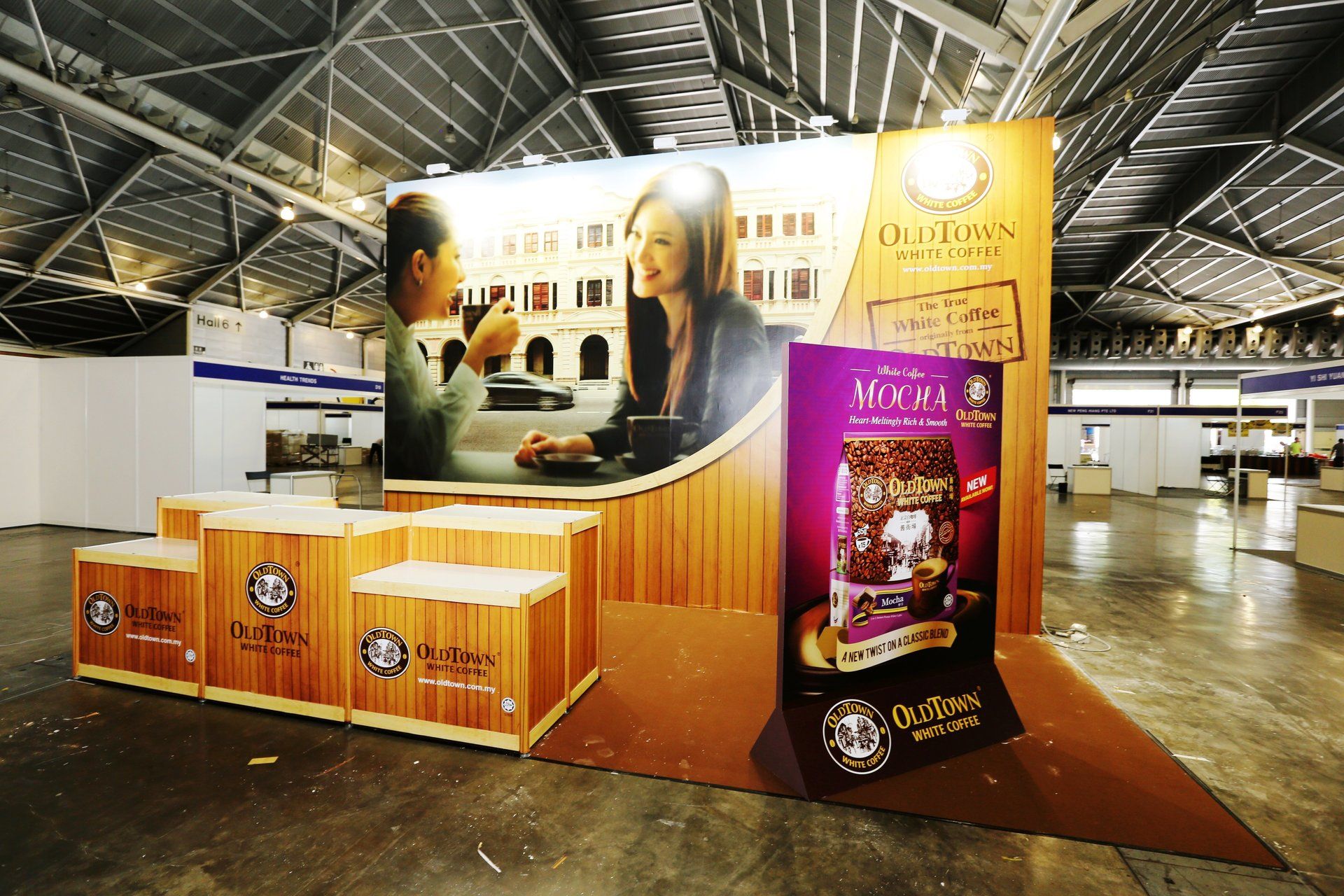 Oldtown Coffee @ World Food Fair 2016. Booth designed and built by Essential Global Fairs.