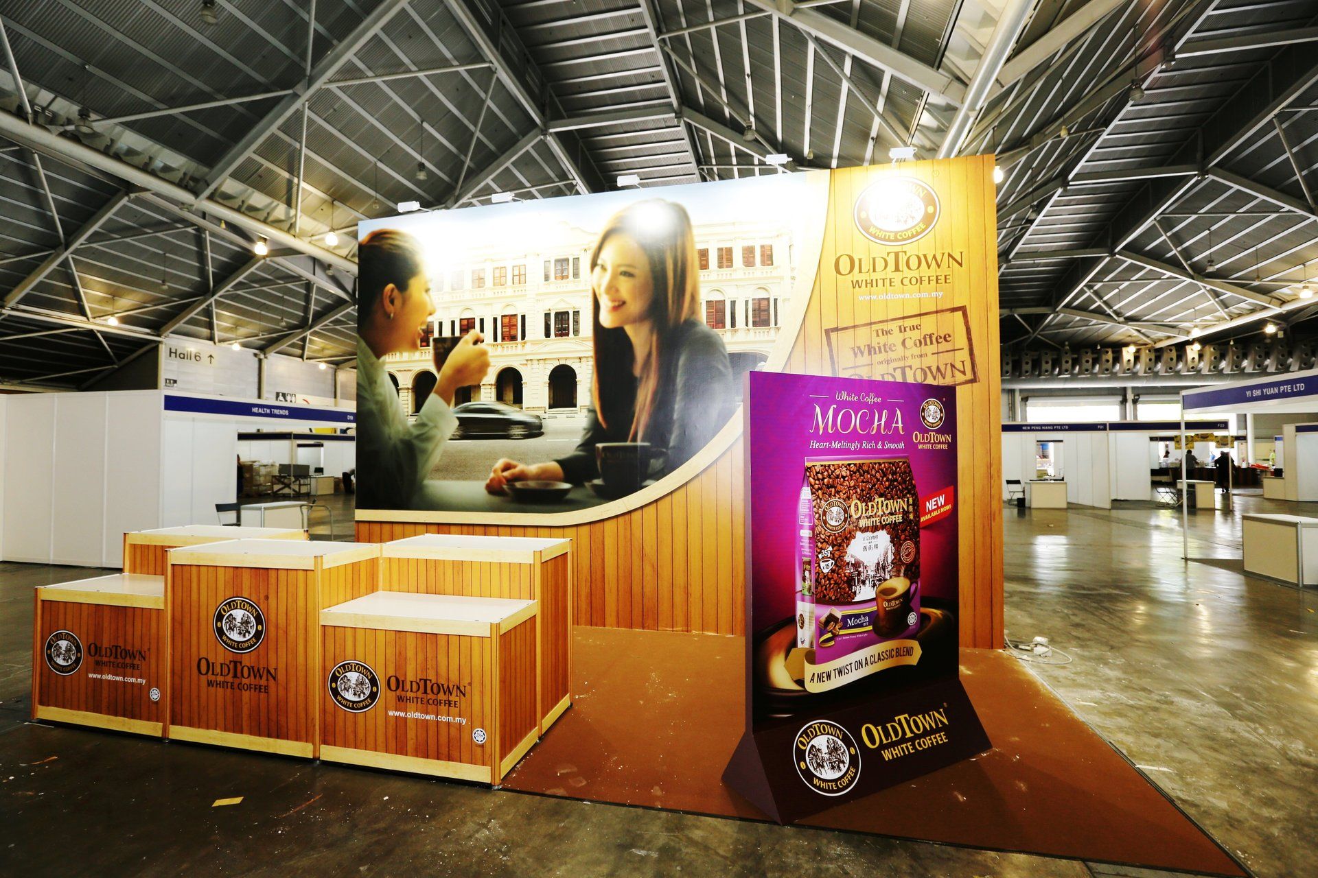 Oldtown Coffee @ World Food Fair 2016. Booth designed and built by Essential Global Fairs.