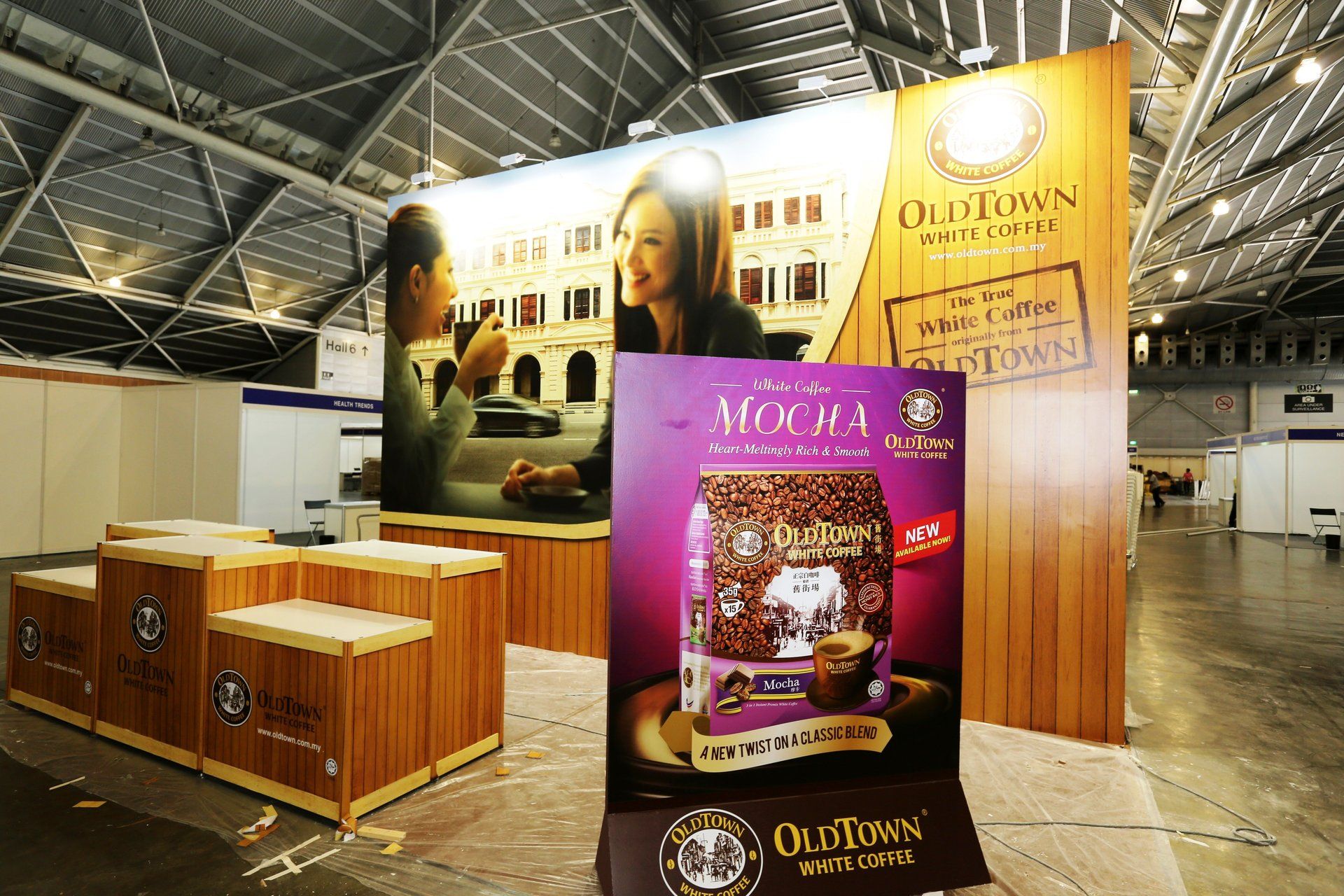 Oldtown Coffee @ World Food Fair 2016. Booth designed and built by Essential Global Fairs.