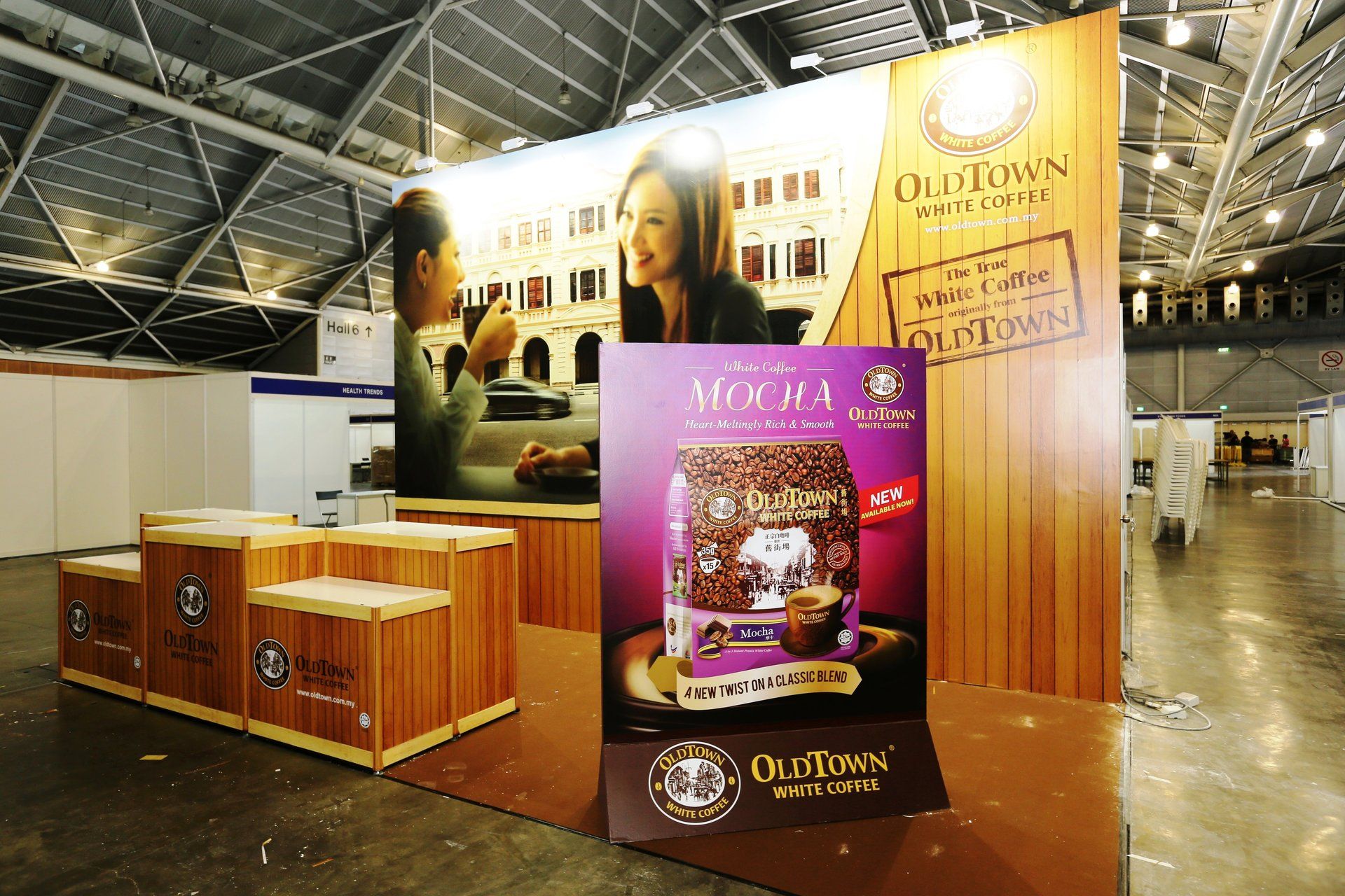 Oldtown Coffee @ World Food Fair 2016. Booth designed and built by Essential Global Fairs.