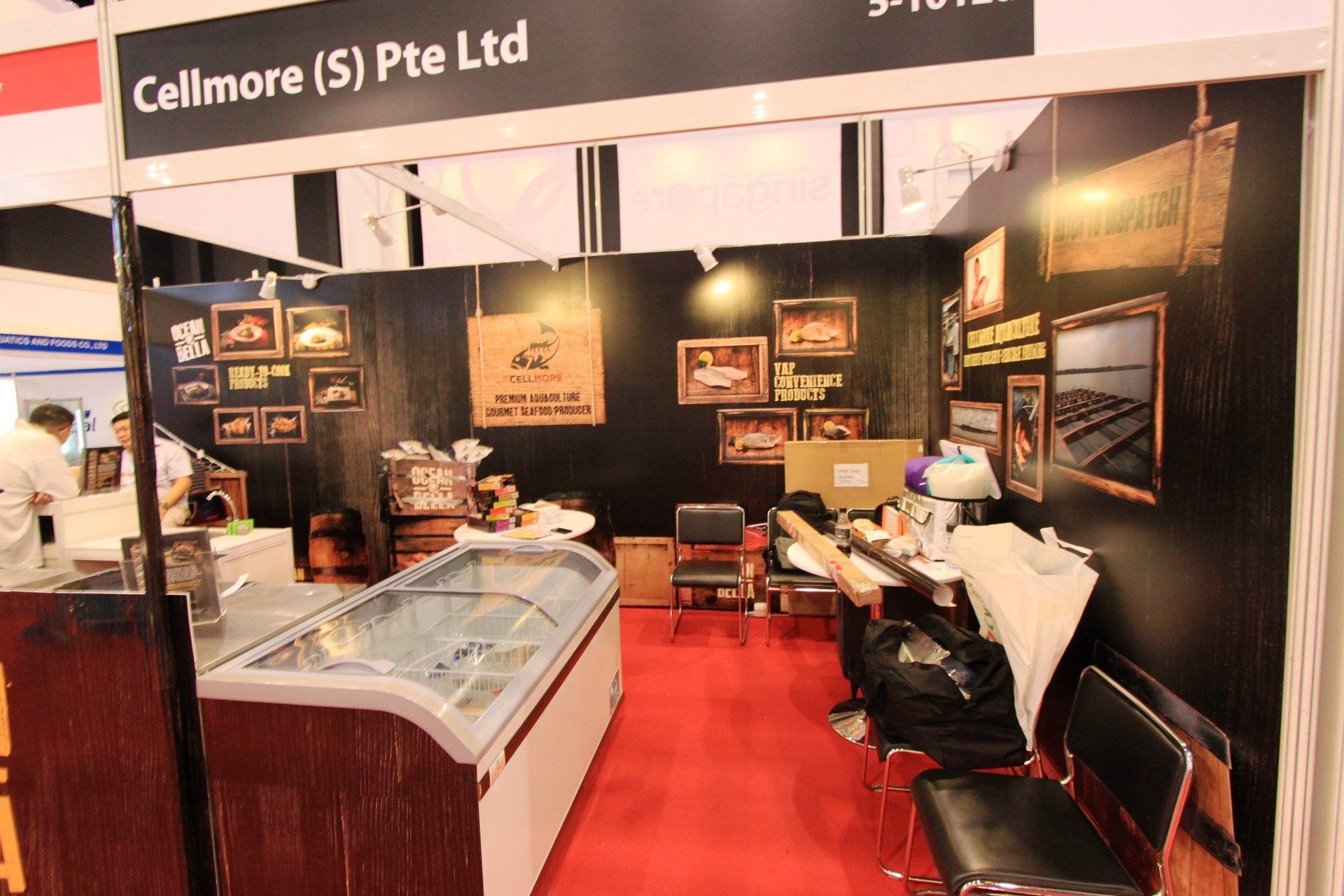 Singapore Pavilion @ Seafood Expo Asia 2013. Booth designed and built by Essential Global Fairs.