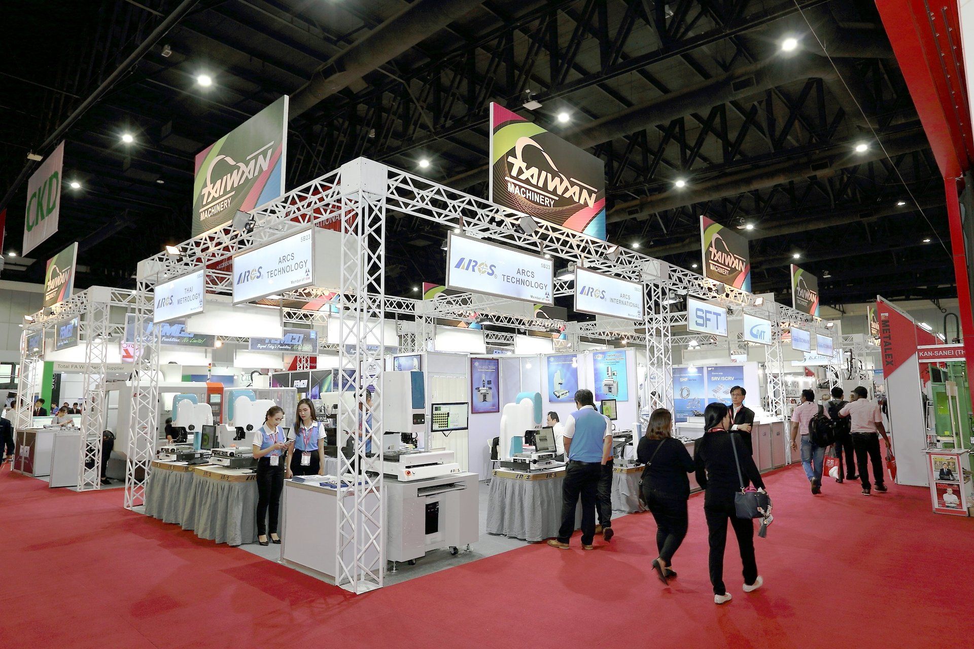 Taiwan Pavilion @ Metalex 2017. Booth designed and built by Essential Global Fairs.