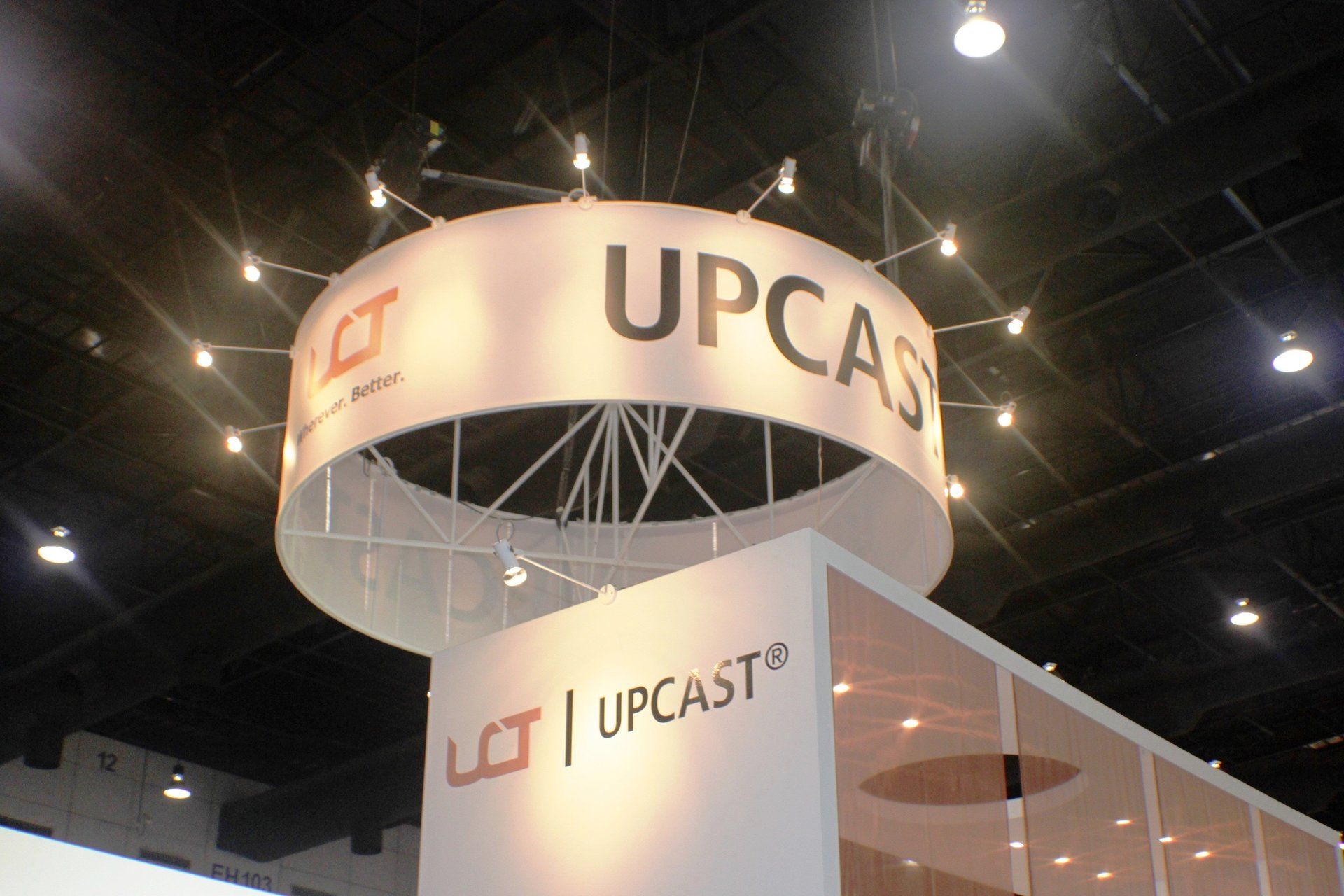 Upcast @ WIRE Southeast Asia 2011. Booth designed and built by Essential Global Fairs.