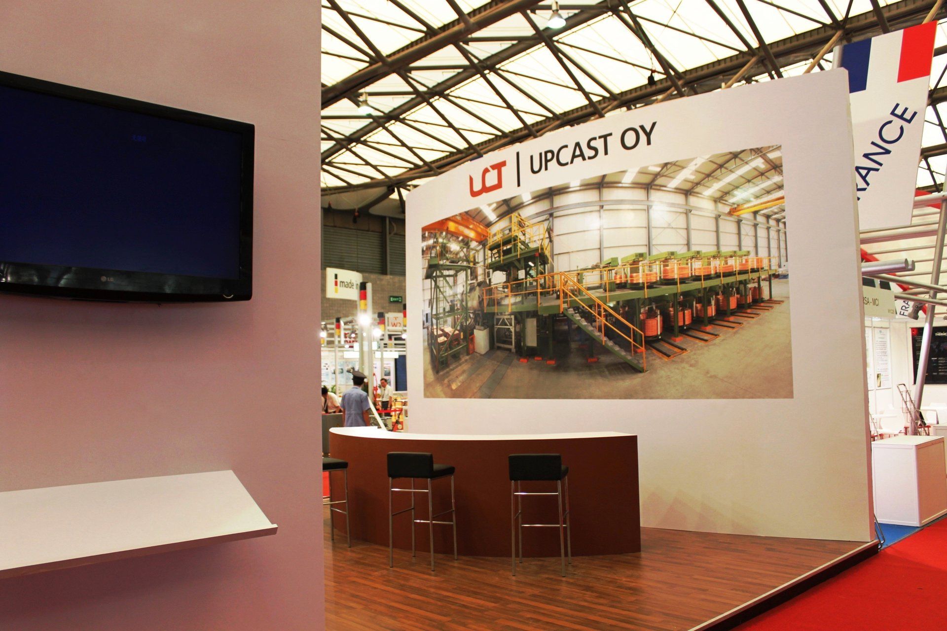 Upcast @ WIRE China 2010. Booth designed and built by Essential Global Fairs.