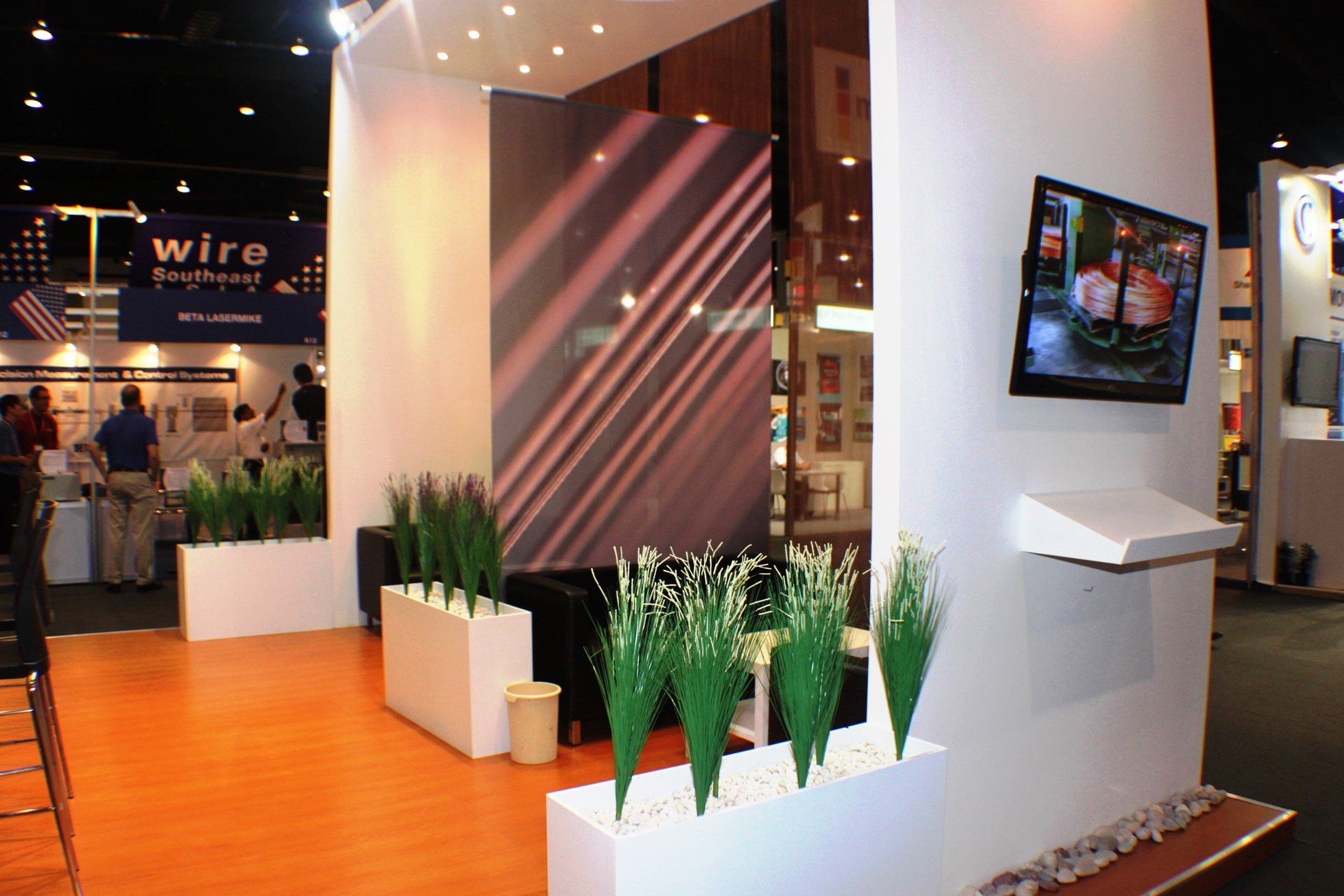 Upcast @ WIRE Southeast Asia 2011. Booth designed and built by Essential Global Fairs.